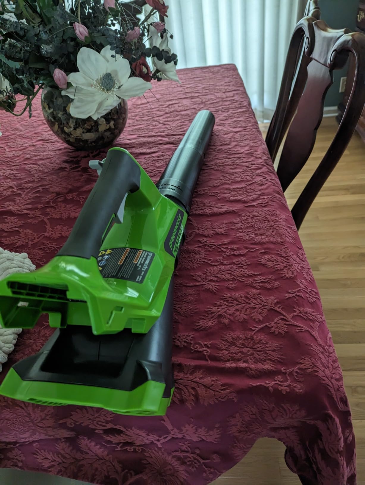 Greenworks 40V 12 in String Trimmer & 390 CFM Blower Combo, 2.0 Ah Battery customer photo 2