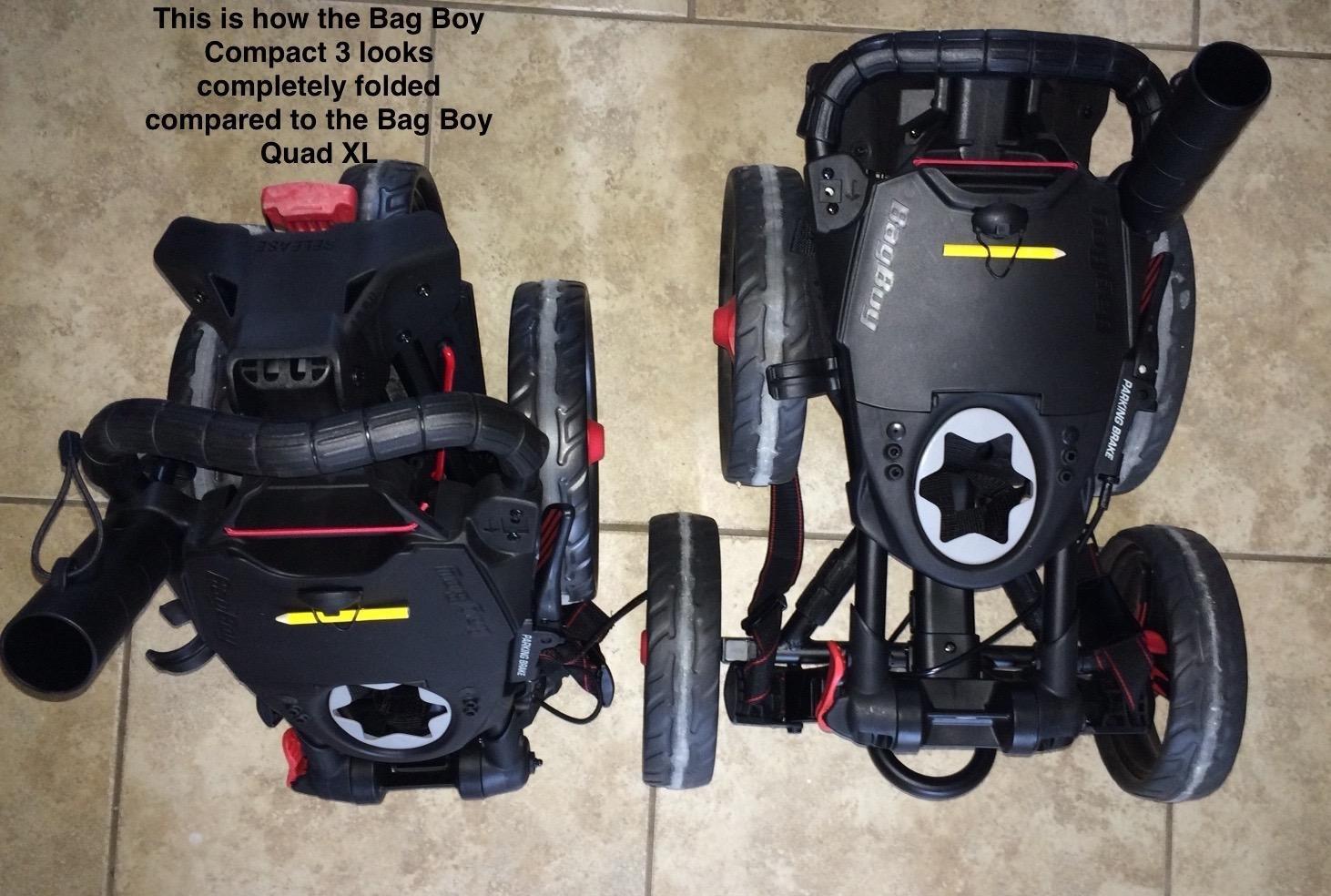 Bag Boy Compact 3 Golf Push Cart customer photo 1