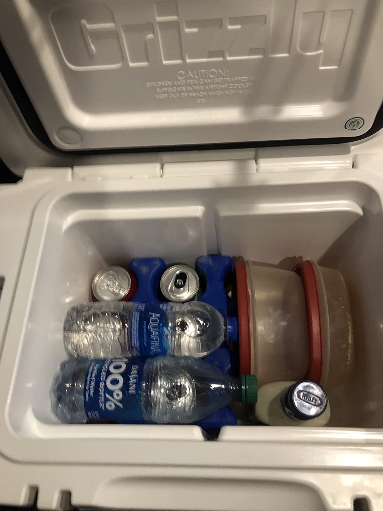 Grizzly 20 Cooler | 20 qt Ice Chest Durable Rotomolded Insulated | Made in USA | Warranty for Life | For Beach Boat Camping Fishing Hunting customer photo 1