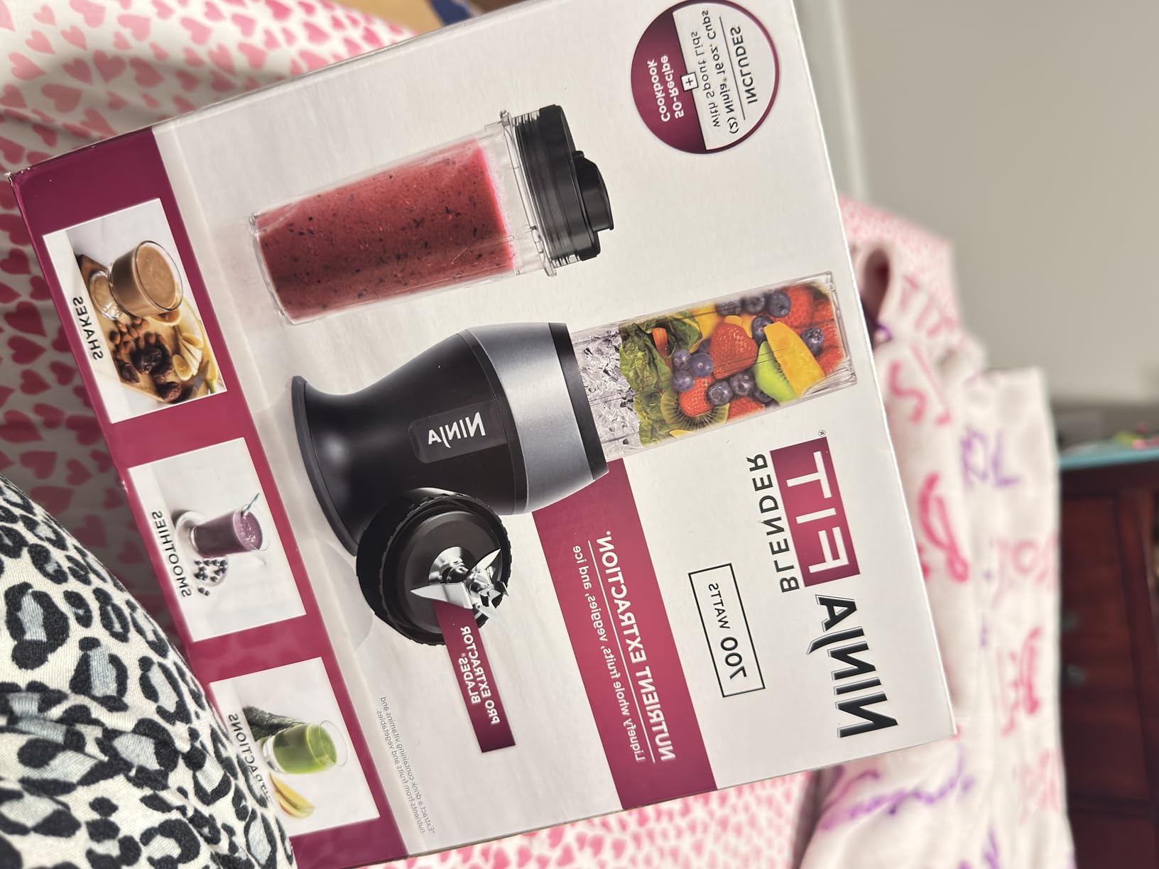 Ninja Fit Compact Personal Blender, 700W, (2) 16oz Cups, QB3001SS customer photo 1