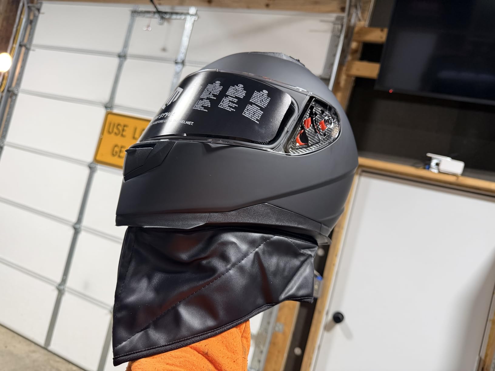 ILM Full Face Motorcycle Helmets for Adult Men and Women DOT Model ILM-313 | Include Clear and Tinted Visors Plus Storage Bag, Removable Winter Neck Scarf, All-Season Ventilation, Street Bike/Motorbike customer photo 1