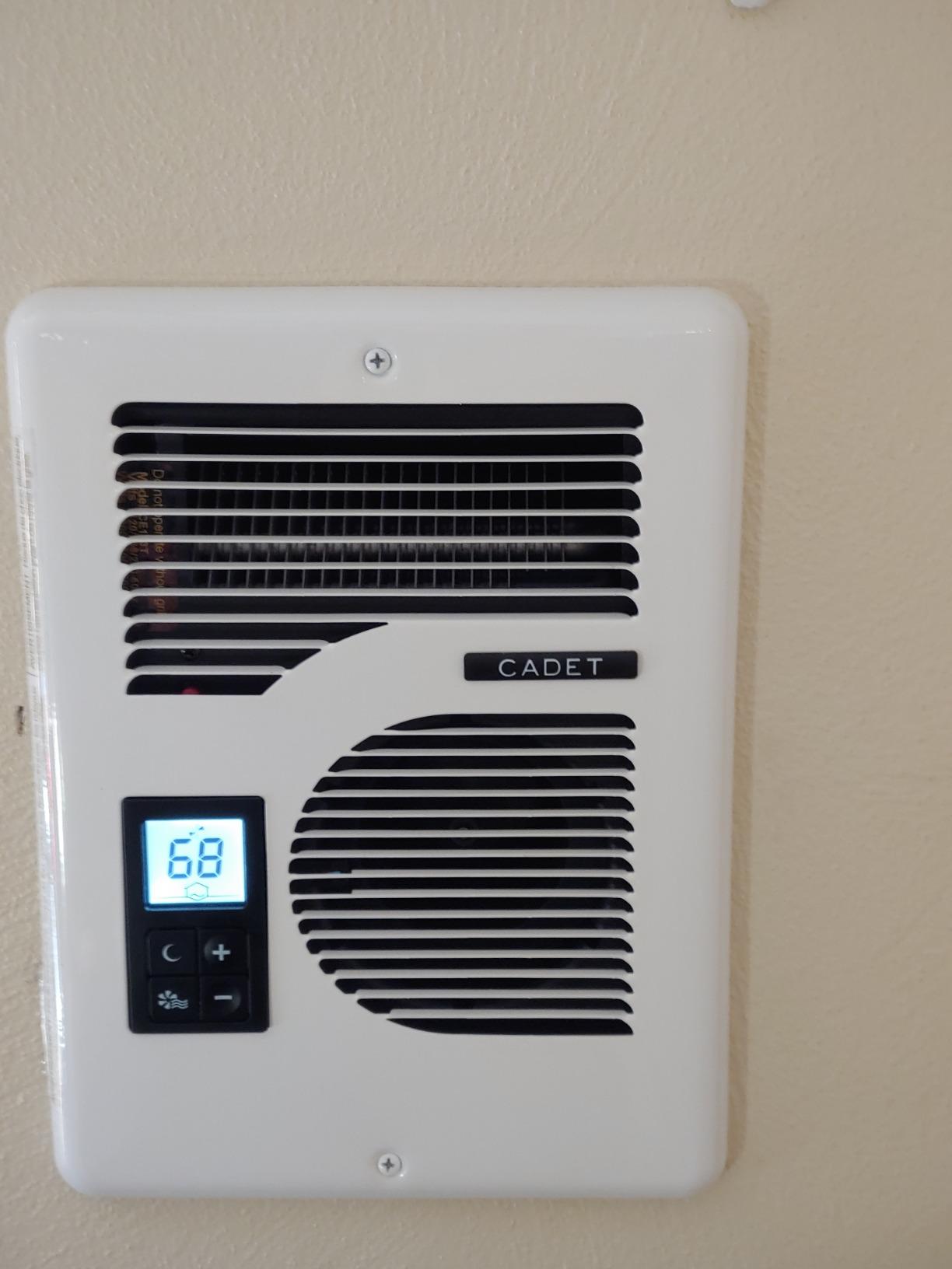 Cadet Energy Plus Electric Wall Heater - Digital Thermostat, 1600W, 240V customer photo 1