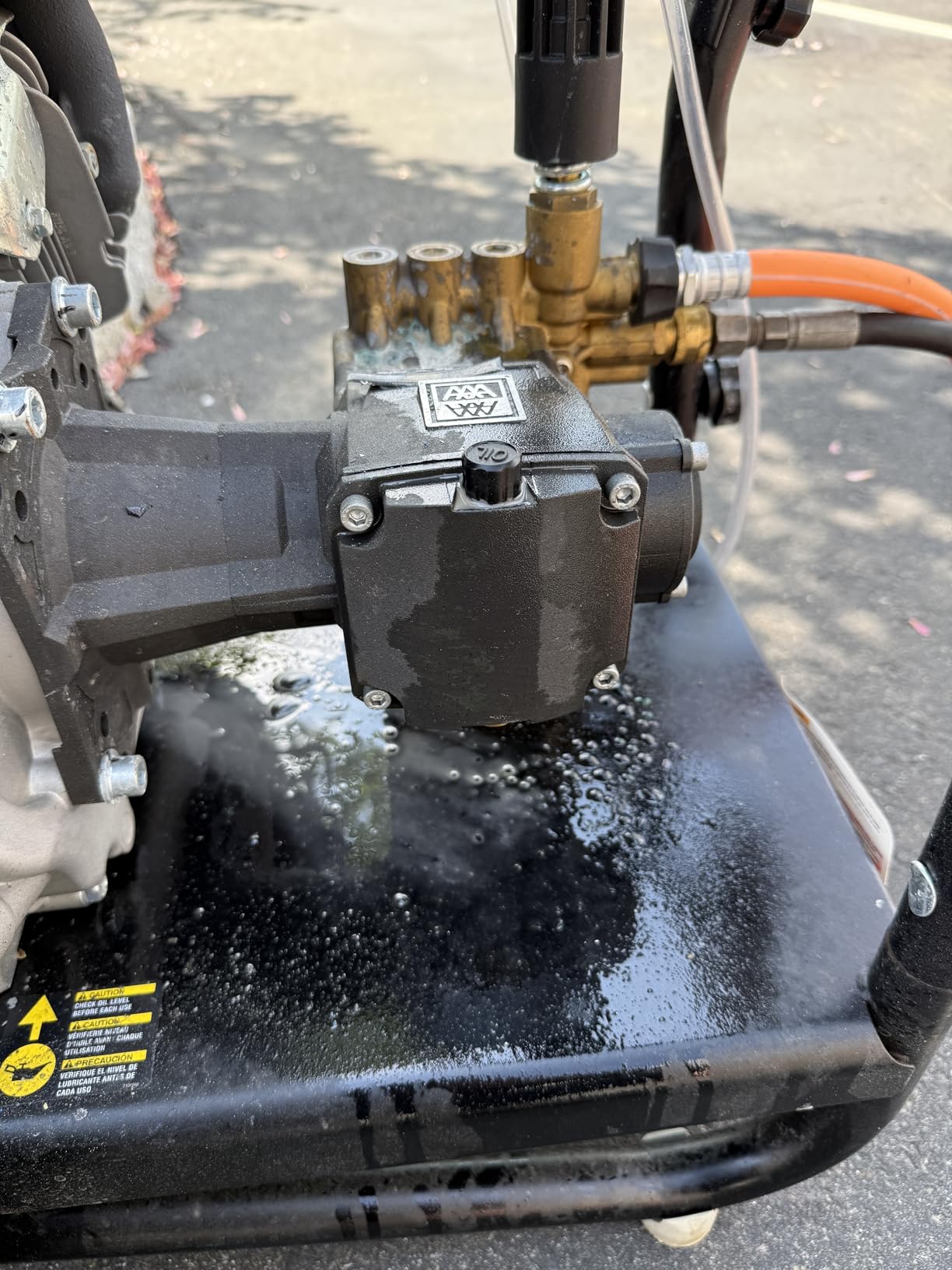 Simpson PowerShot 4400 PSI Gas Pressure Washer, 4.0 GPM, CRX 420cc Engine | Gas Power Washer For Professionals. AAA Triplex Pump, 50' Hose, 5 Nozzles, Welded Steel Frame. 49-State Compliant. PS60843 customer photo 2