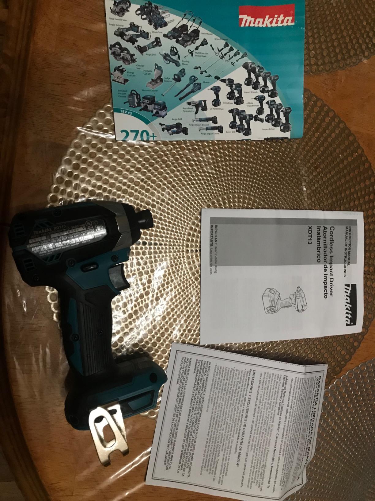 Makita XDT13Z 18V LXT Lithium-Ion Brushless Cordless Impact Driver, Tool Only customer photo 2