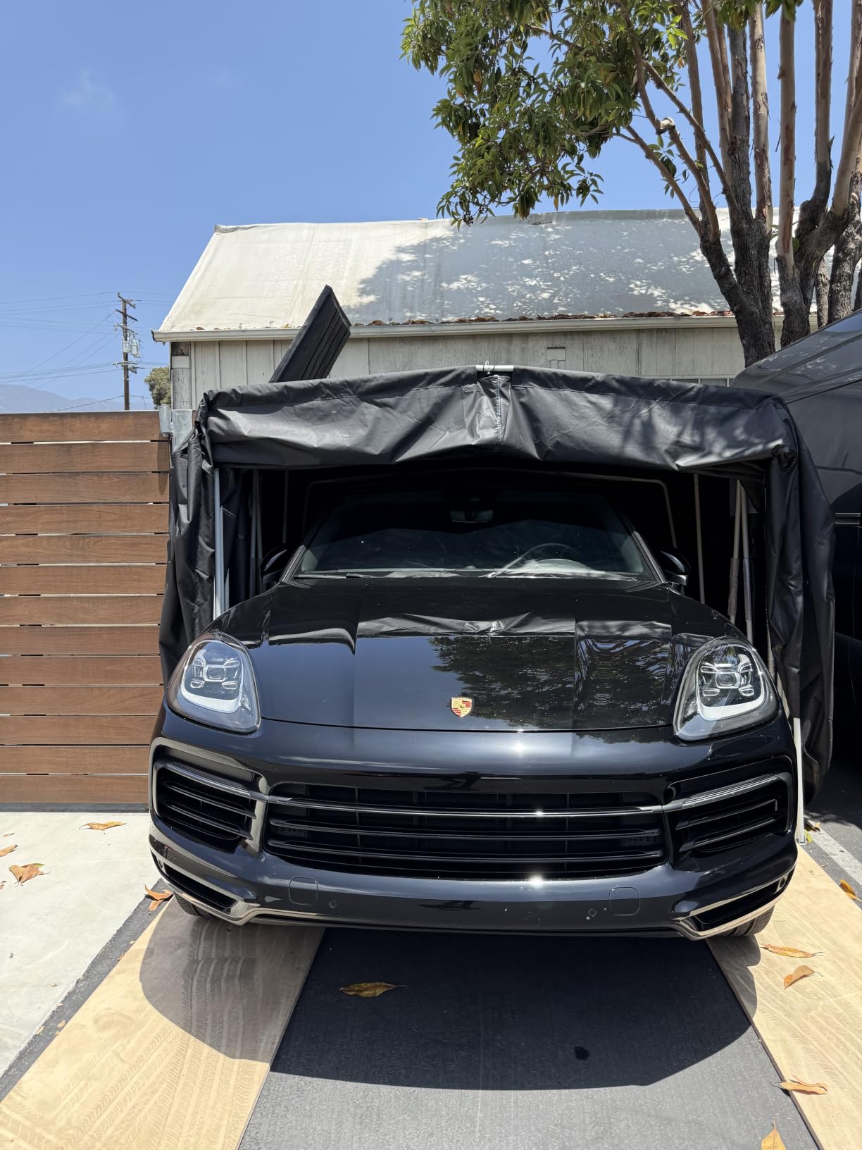 Ikuby Medium Carport, Car Shelter, Car Canopy, Car Garage, Car shed, Car House, Car Park, Foldable, Retractable, Lockable, Durable Shelter customer photo 1