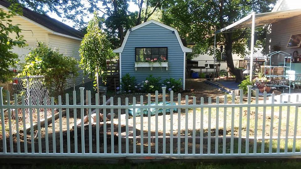 Zippity Manchester Picket Fence Panels, White Vinyl DIY No Dig Kit | 3.5ftH x 3.8ftW, 2 Panels, Outdoor Barrier for Backyard, ZP19018 customer photo 2