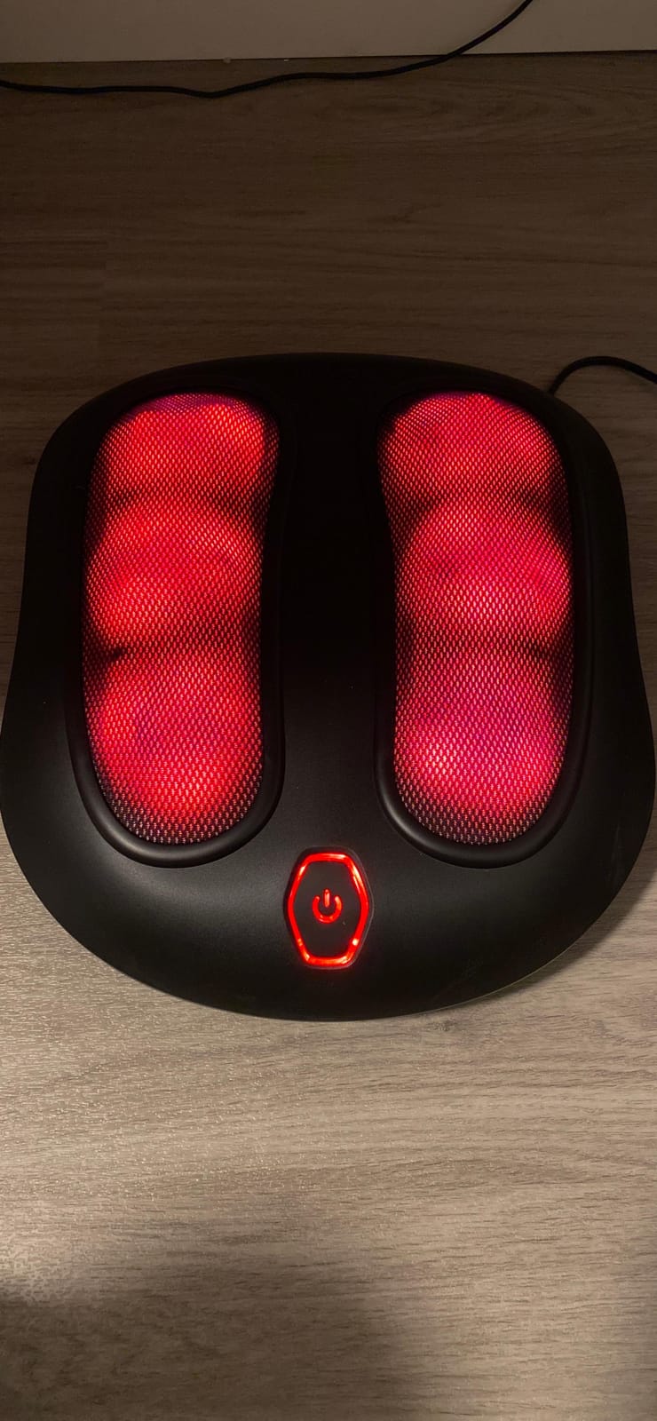 Nekteck Foot Massager with Heat, HSA Eligible FSA Massage Tools Gifts | Shiatsu Heated Electric Kneading Foot Massager Machine for Plantar Fasciitis, Built-in Infrared Heat Function and Power Cord customer photo 1