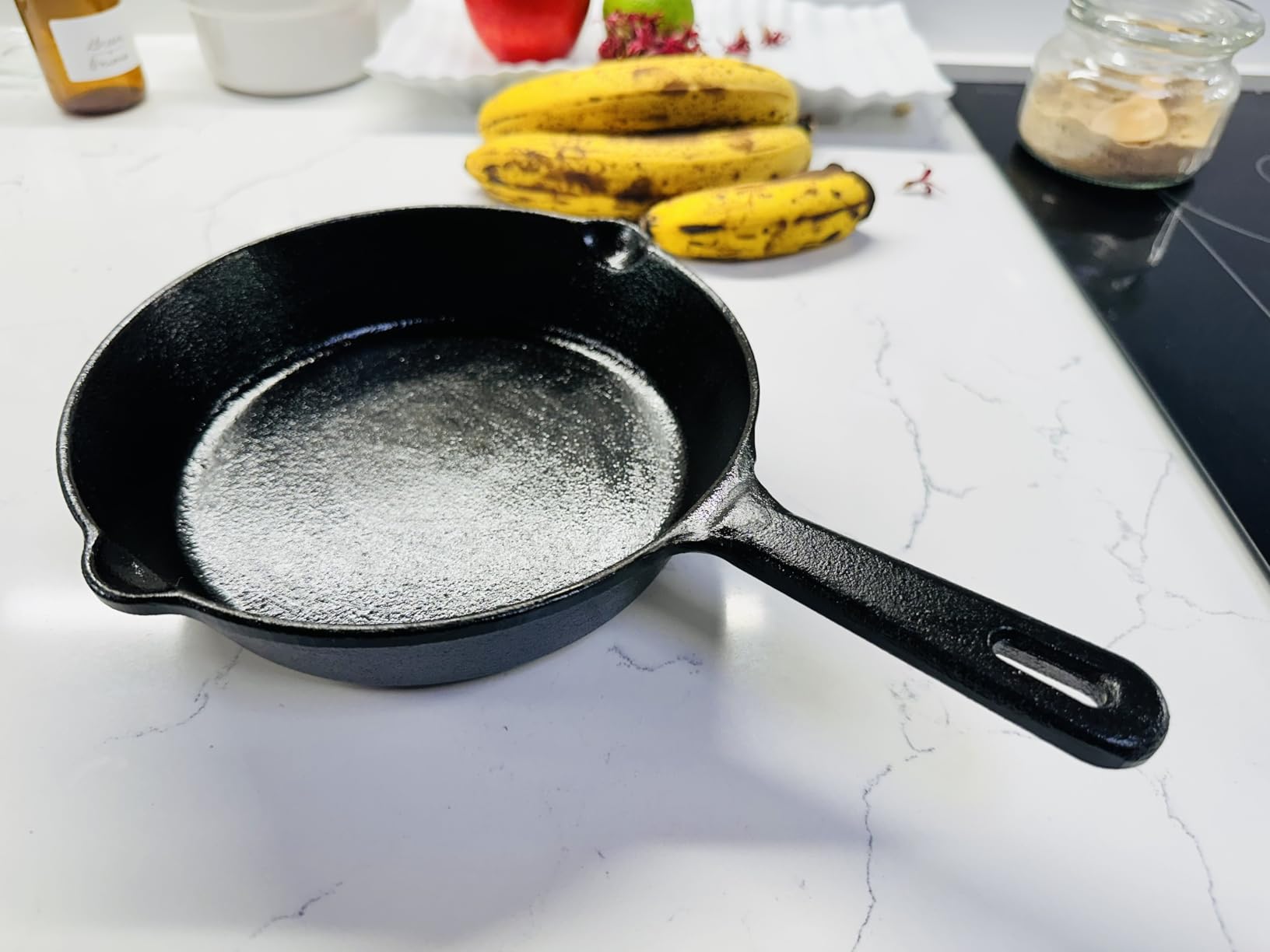 Utopia Kitchen Cast Iron Skillet Set 3 Piece 6 8 10 Inch PFAS-Free Black | Chef Pan, Even Heat Distribution, Stovetop, Campfire and Grill Safe, Large Skillet Set, Indoor Outdoor Use customer photo 1