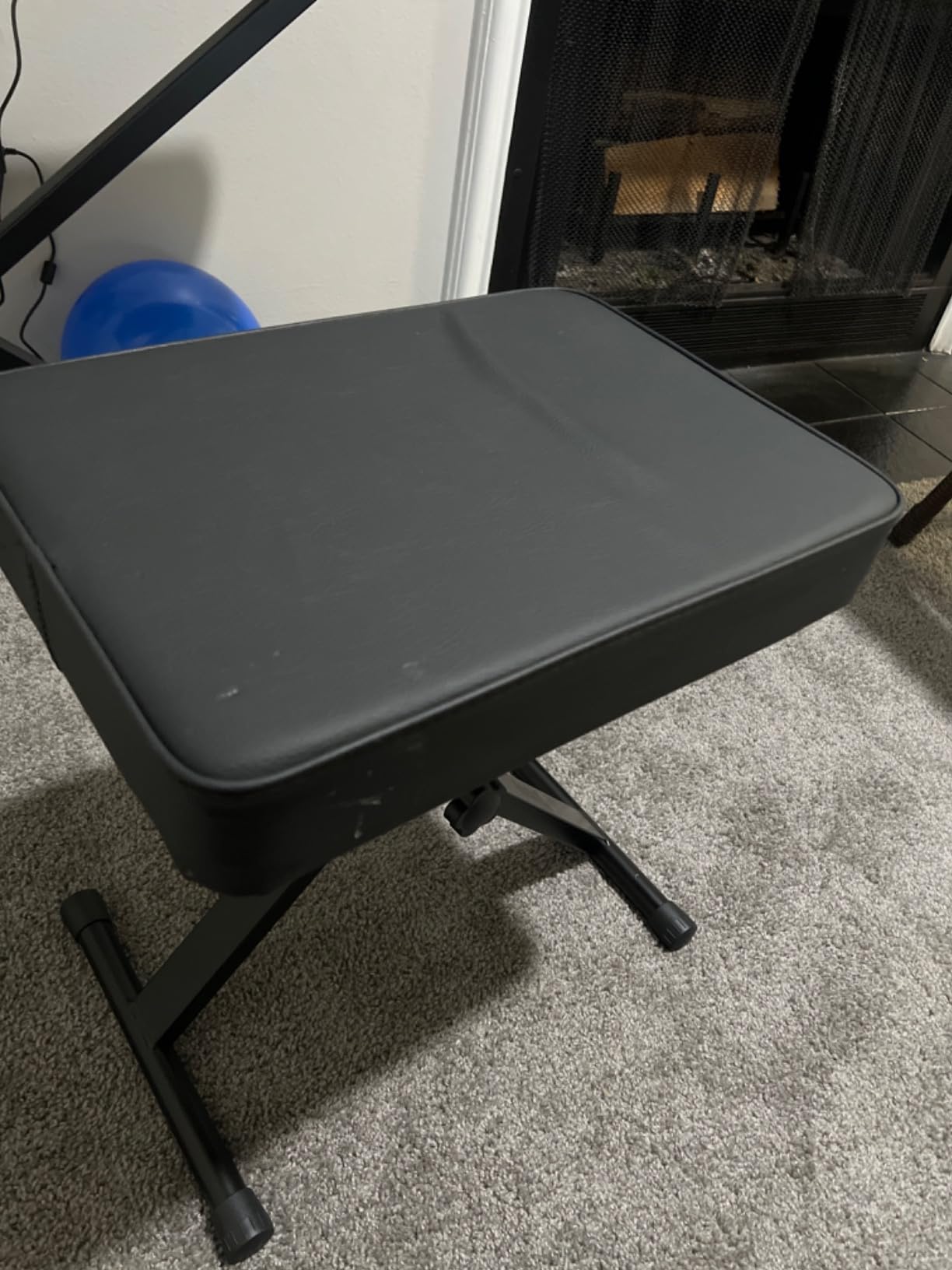 RockJam RJKBB100 Adjustable Padded Piano Bench, Keyboard Stool customer photo 2