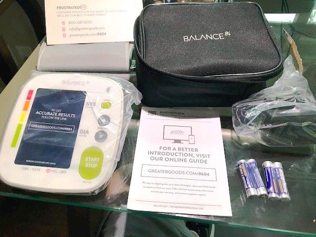 Greater Goods Bluetooth Smart Blood Pressure Monitor for Home Use - Automatic Digital Upper Arm BP Machine with 8.7-16.5 inches Cuff, iOS & Android App Compatible, Large Backlit Display customer photo 1