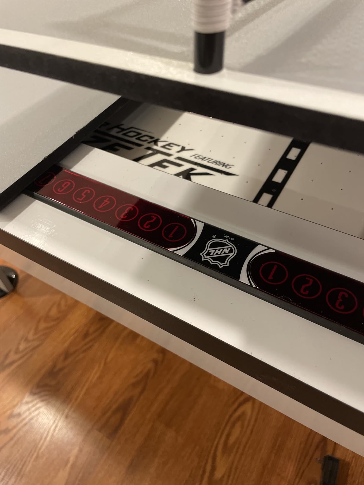 EastPoint NHL Power Play, Air Hockey Table, Table Tennis Top, Arcade Games | Game Room Fun, Table Games, Built-In Leg Levelers, LED Scoring, Stadium Sounds, Light-Up Corners, Complete Set, Easy Setup customer photo 2
