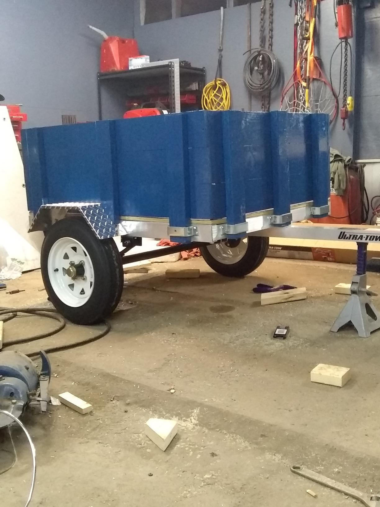 Ultra-Tow 40in. x 48in. Aluminum Utility Trailer Kit - 1060-Lb. Load Capacity customer photo 2