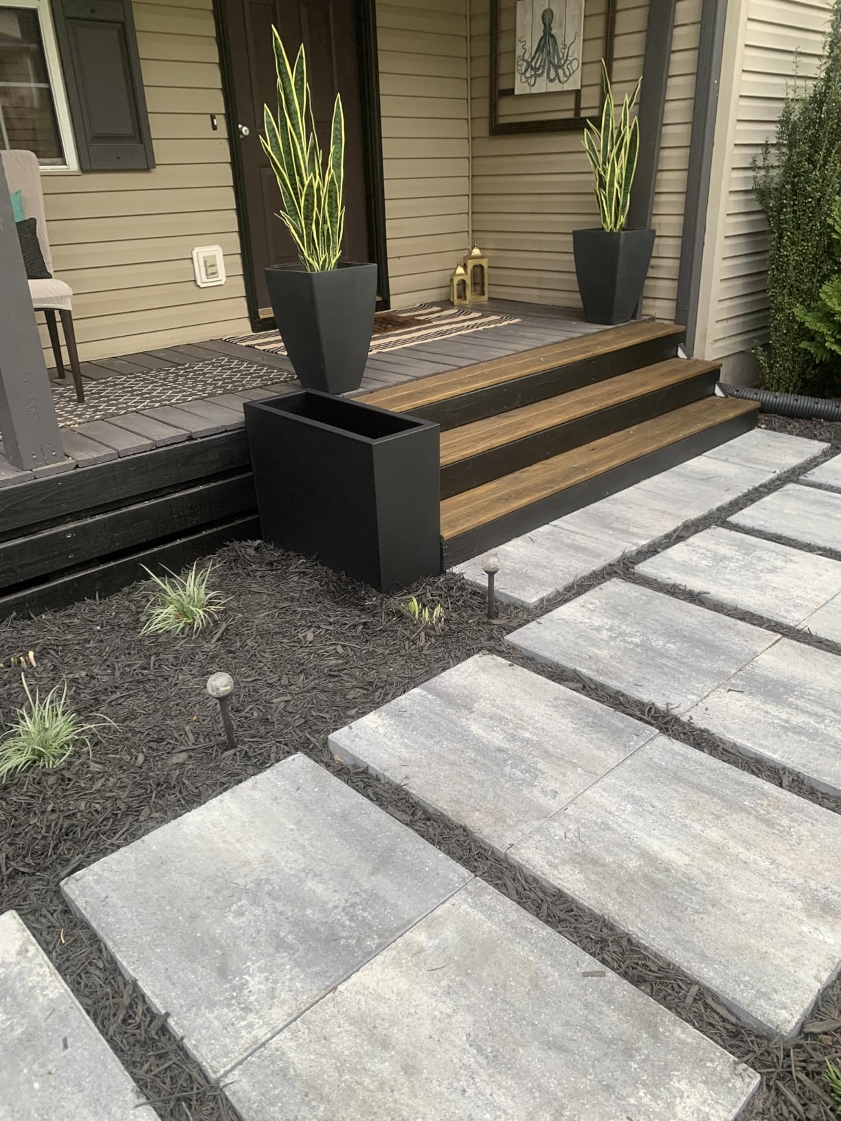 Veradek Block Series Span Planter - Tall Rectangular Outdoor Planter customer photo 2