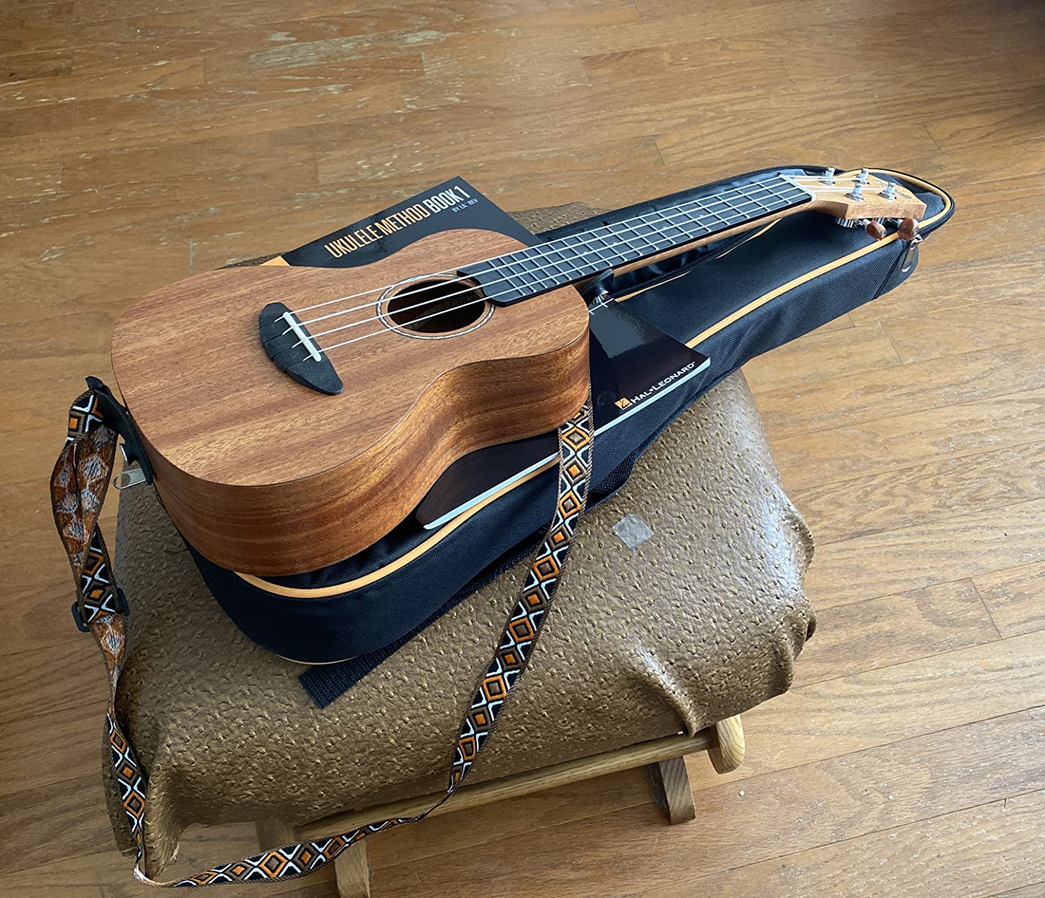 Donner Tenor Ukulele Mahogany Professional 26 inch Ukelele Starter Bundle Kit with Free Online Lesson Gig Bag Strap Nylon String Tuner Picks Cloth DUT-1 Ukalalee Set customer photo 2