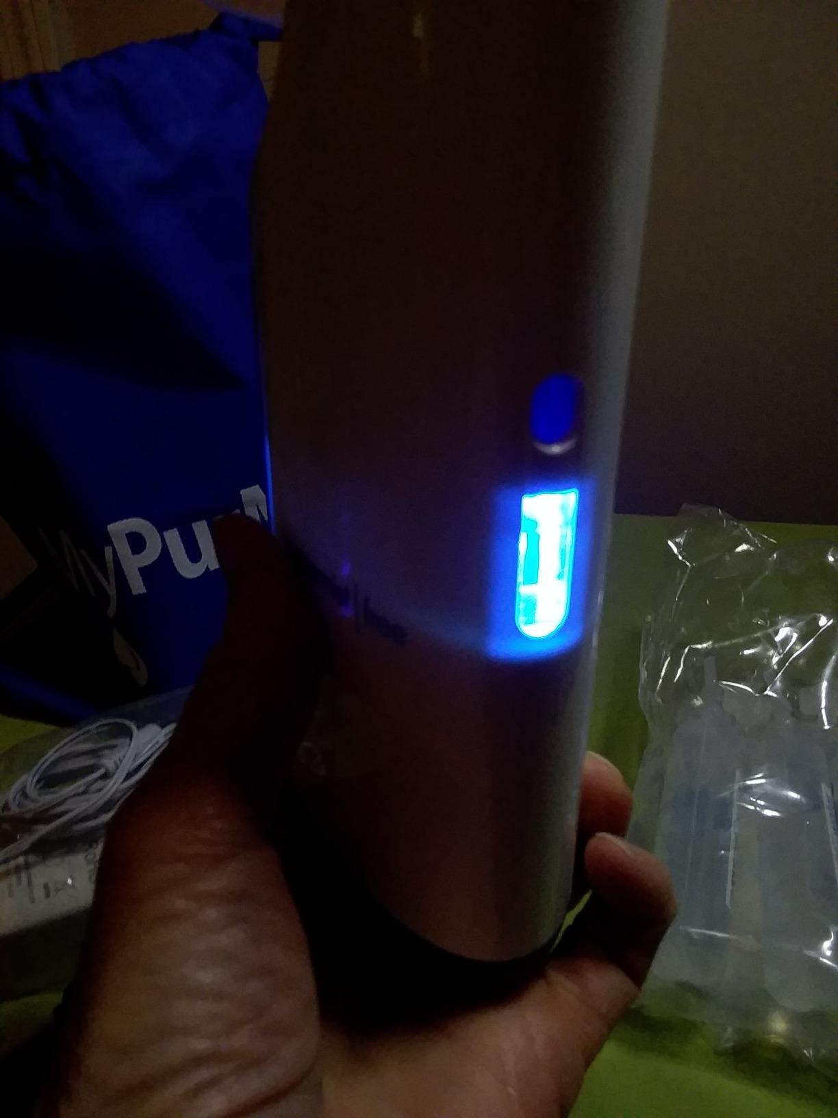 Mypurmist Free Cordless Steam & Sinus Inhaler Premium Kit | Premium cordless steam inhaler kit with extra water refills, handsfree strap, scent pads, travel bag, and charger. customer photo 1