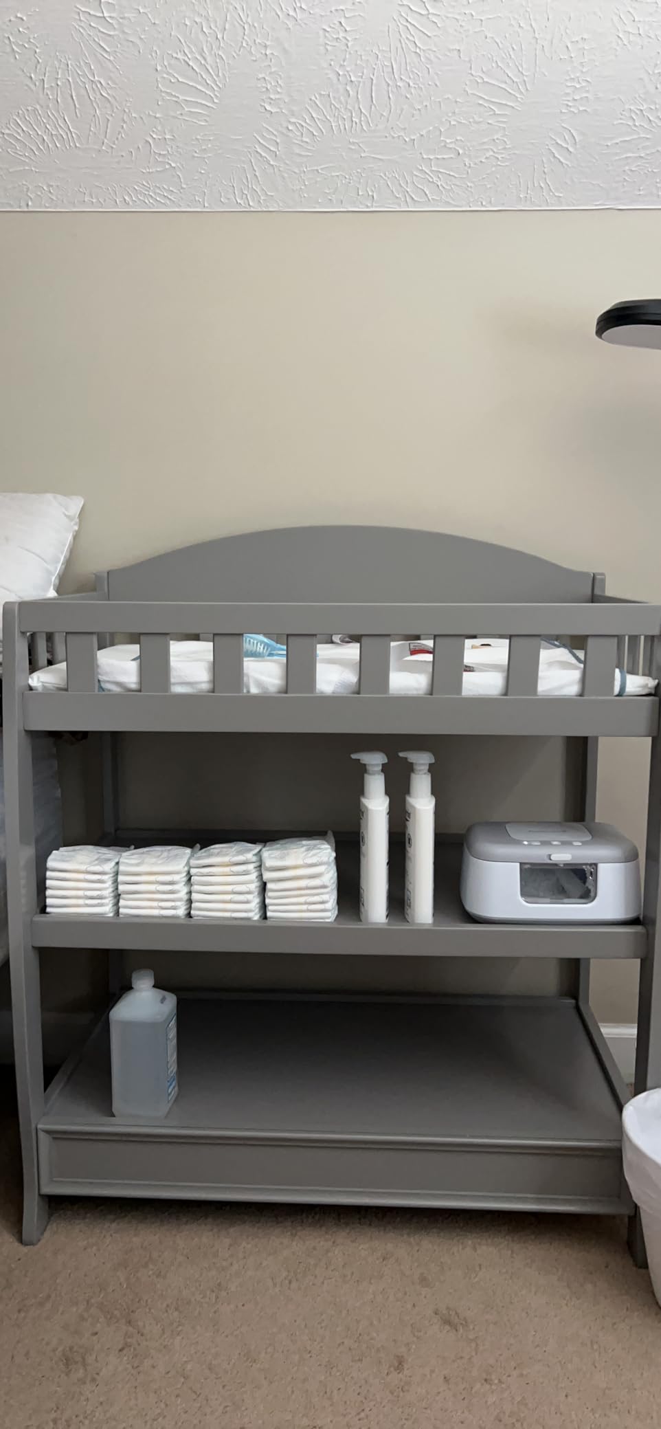 Delta Children Infant Changing Table with Pad, Grey customer photo 1