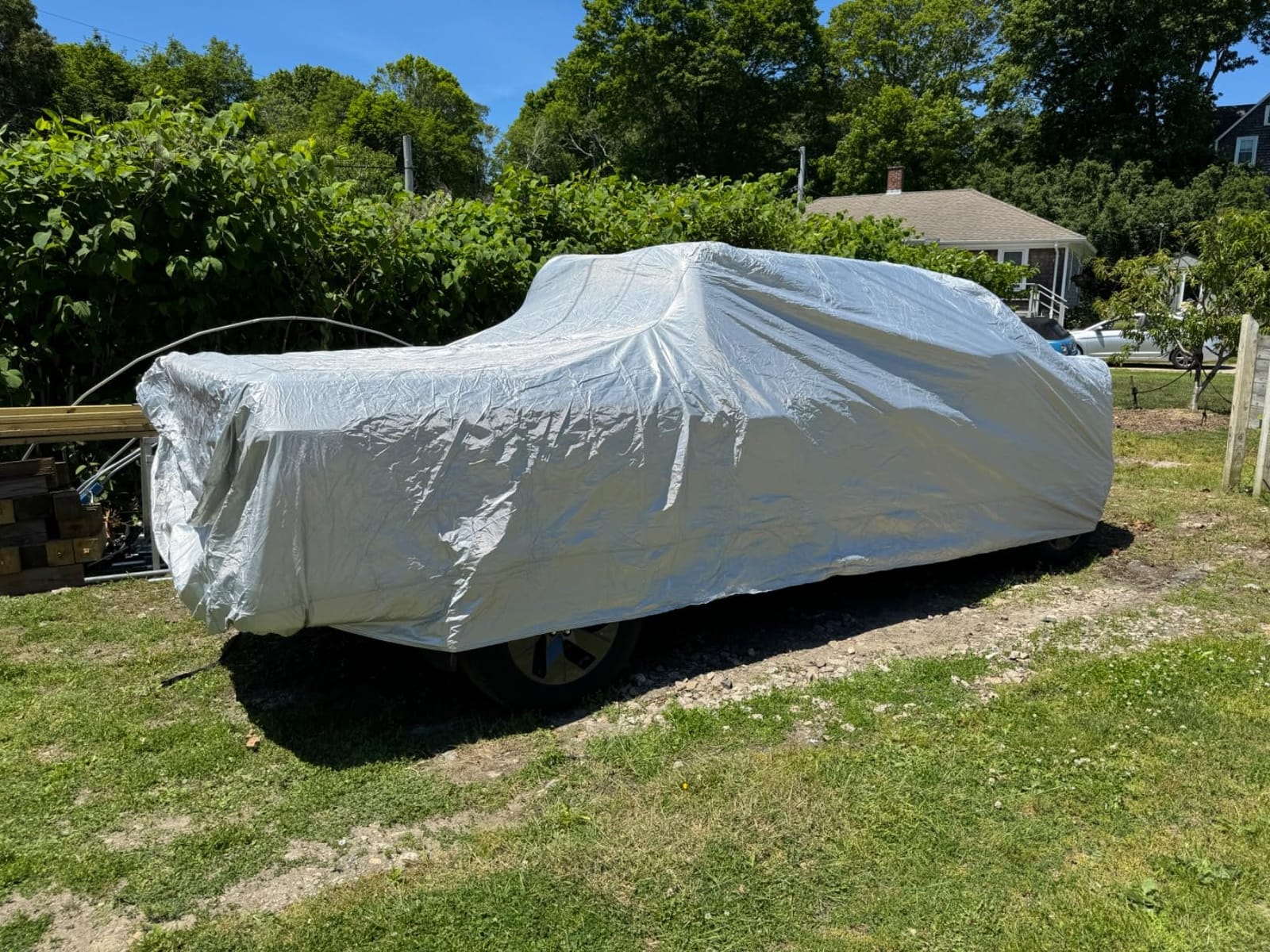 Kayme Sedan Car Cover See Vehicle Size Chart for Accurate Fit, Size A4 | 100% Waterproof All Weather Heavy Duty. Protects Against Sun, Rain, Snow, Dust. Soft Cotton. Driver Door Zipper, Storage Bag customer photo 1