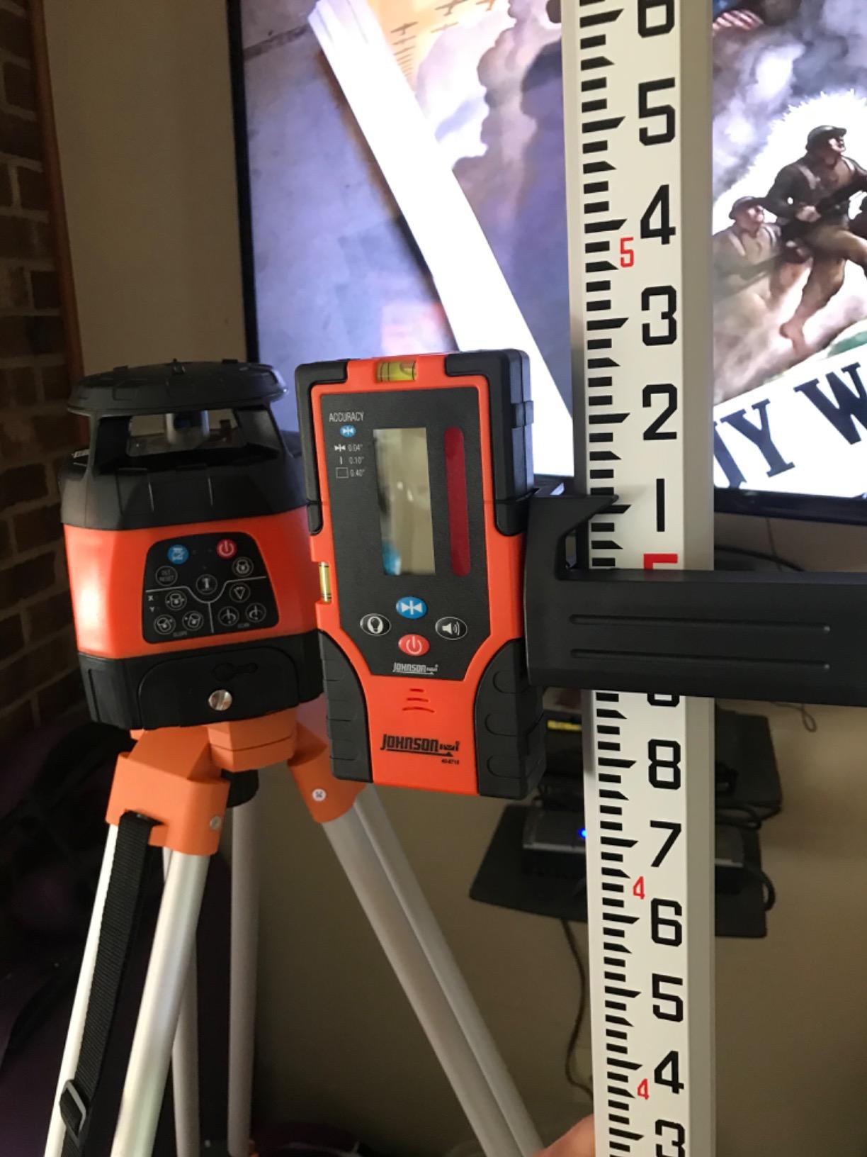 Johnson Level & Tool 99-028K Electronic Self-Leveling Dual Slope Rotary Laser System customer photo 2