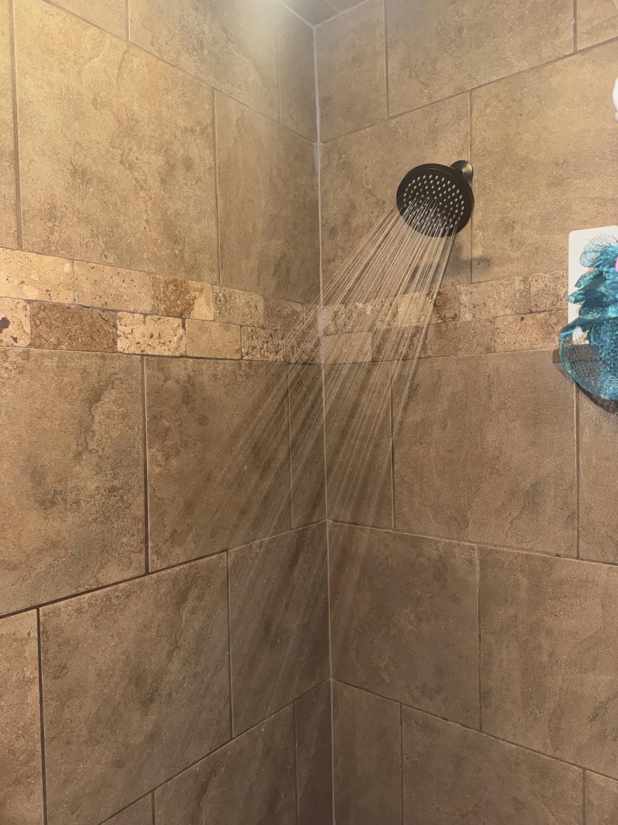 SparkPod Rain Shower Head, 6 Inch Round, Luxury Polished Chrome Finish | High Pressure Shower Heads, 90 Nozzles, Adjustable Showerhead, No Tools Needed, Universal Connection customer photo 1