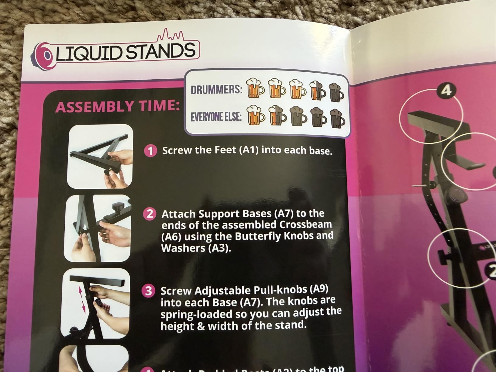Liquid Stands Piano Keyboard Stand - Z Style Adjustable and Portable Heavy Duty Music Stand for Kids and Adults - Fits 54-88 Key Electric Pianos customer photo 1