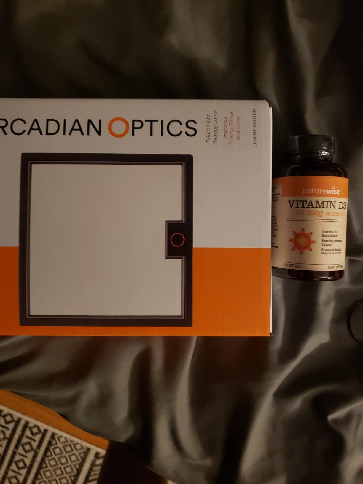 Circadian Optics Lumine 10,000 Lux Light Therapy Lamp | Seen On Shark Tank | Sun Lamp For Seasonal Blues | Ultra Bright White Light Therapy | 10,000 LUX | UV-Free | Full-Spectrum | Symmetrically Modern customer photo 1