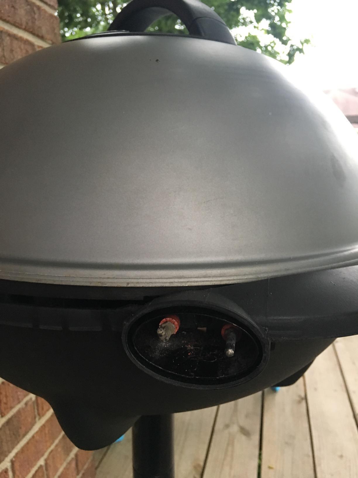 George Foreman Indoor/Outdoor Electric Grill with Stand, 15-Serving, 5 Heat Settings customer photo 1