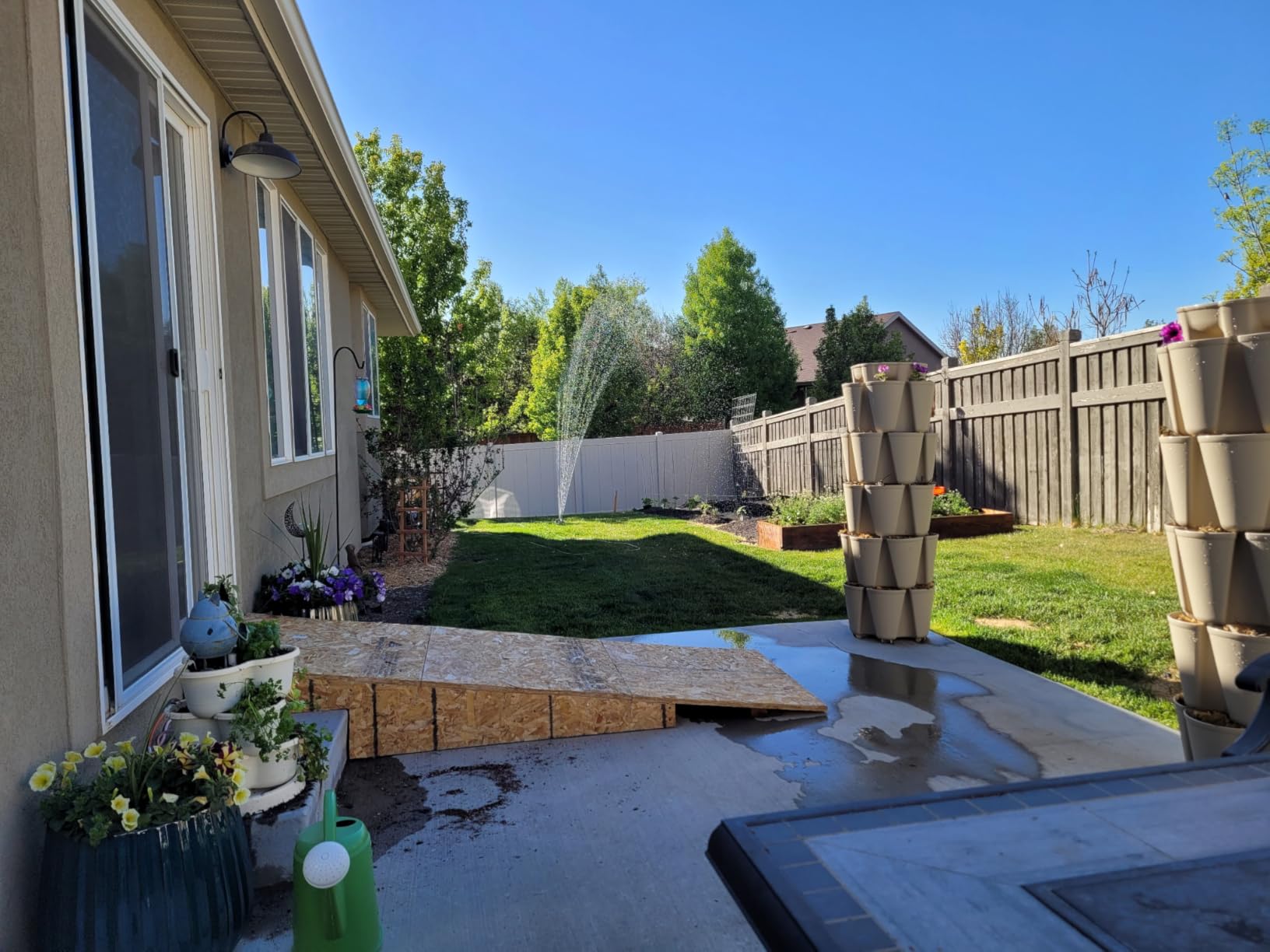 Greenstalk Patented Large 5 Tier Vertical Garden Planter with Patented Internal Watering System Great for Growing a Variety of Strawberries, Vegetables, Herbs, & Flowers (Stunning Stone) customer photo 2