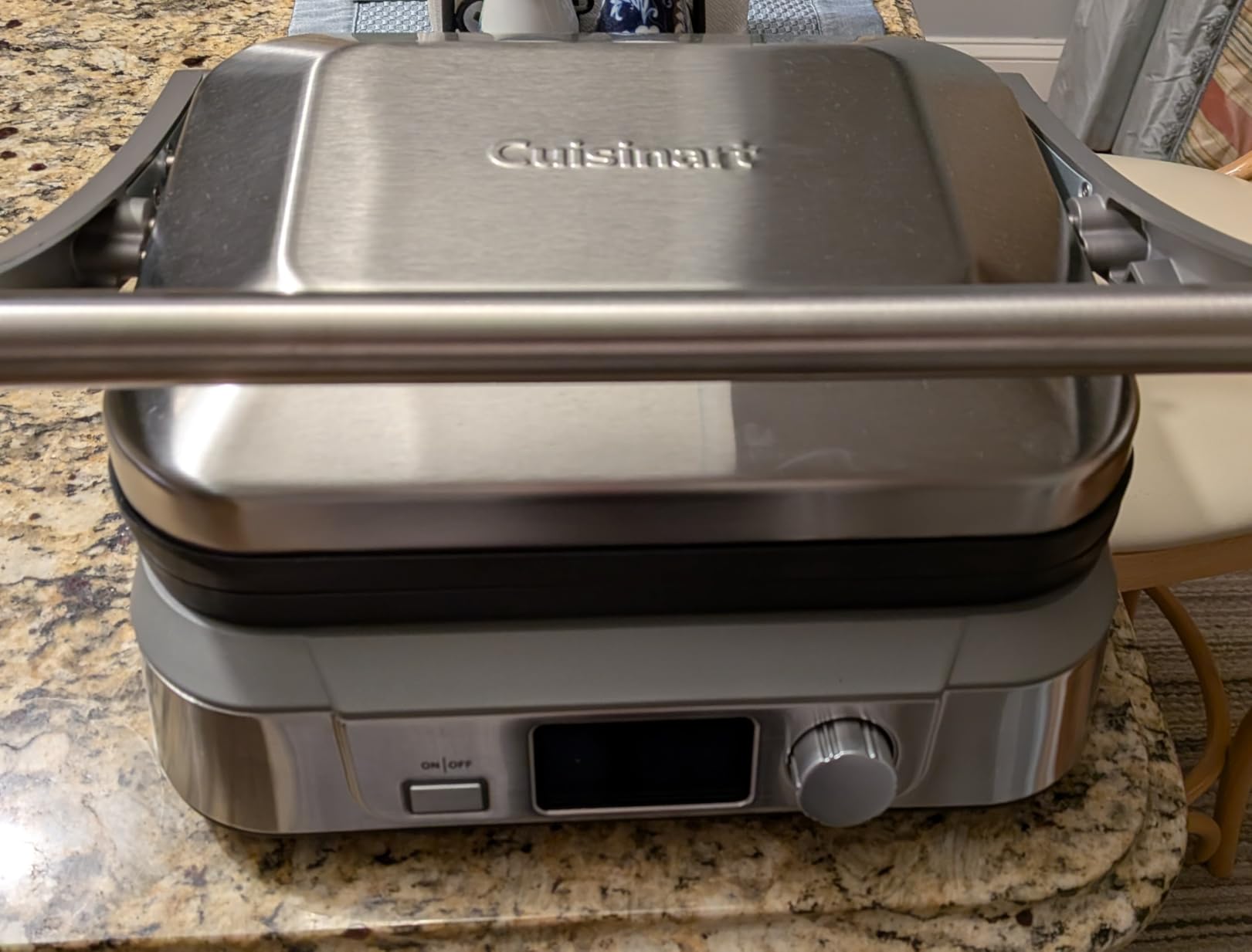 Cuisinart Electric Griddler FIVE Countertop Grill, 5-in-1 Functions, GR-5NAS, Stainless Steel customer photo 1