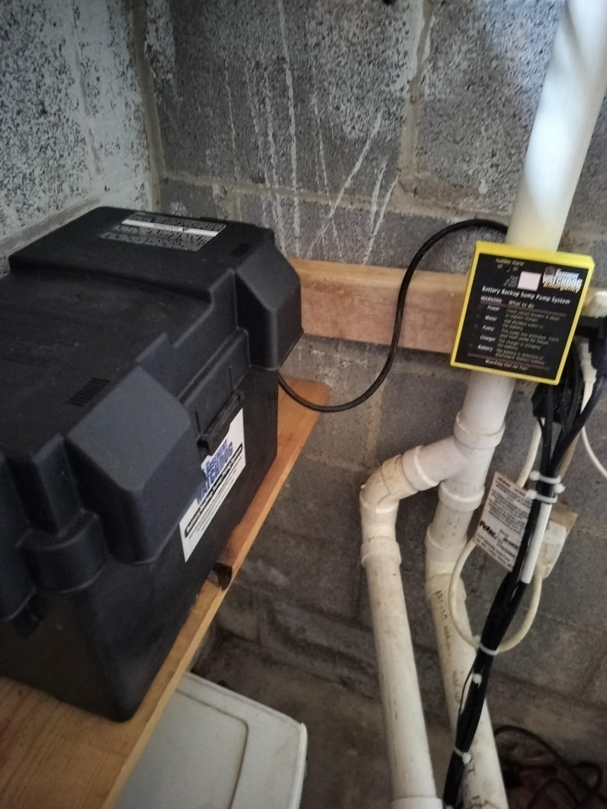 The Basement Watchdog Maintenance Free (AGM) Standby Battery for Backup Sump Pumps (BW-27AGM) customer photo 2