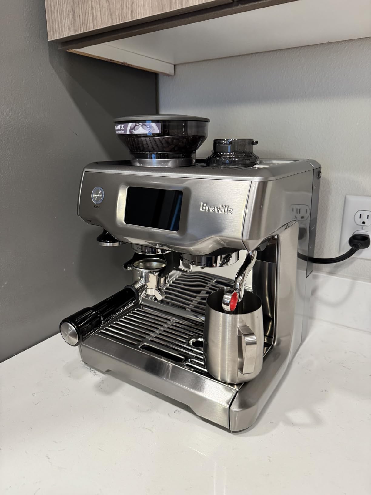 Breville BES880BSS Barista Touch Espresso Machine, Brushed Stainless Steel customer photo 1