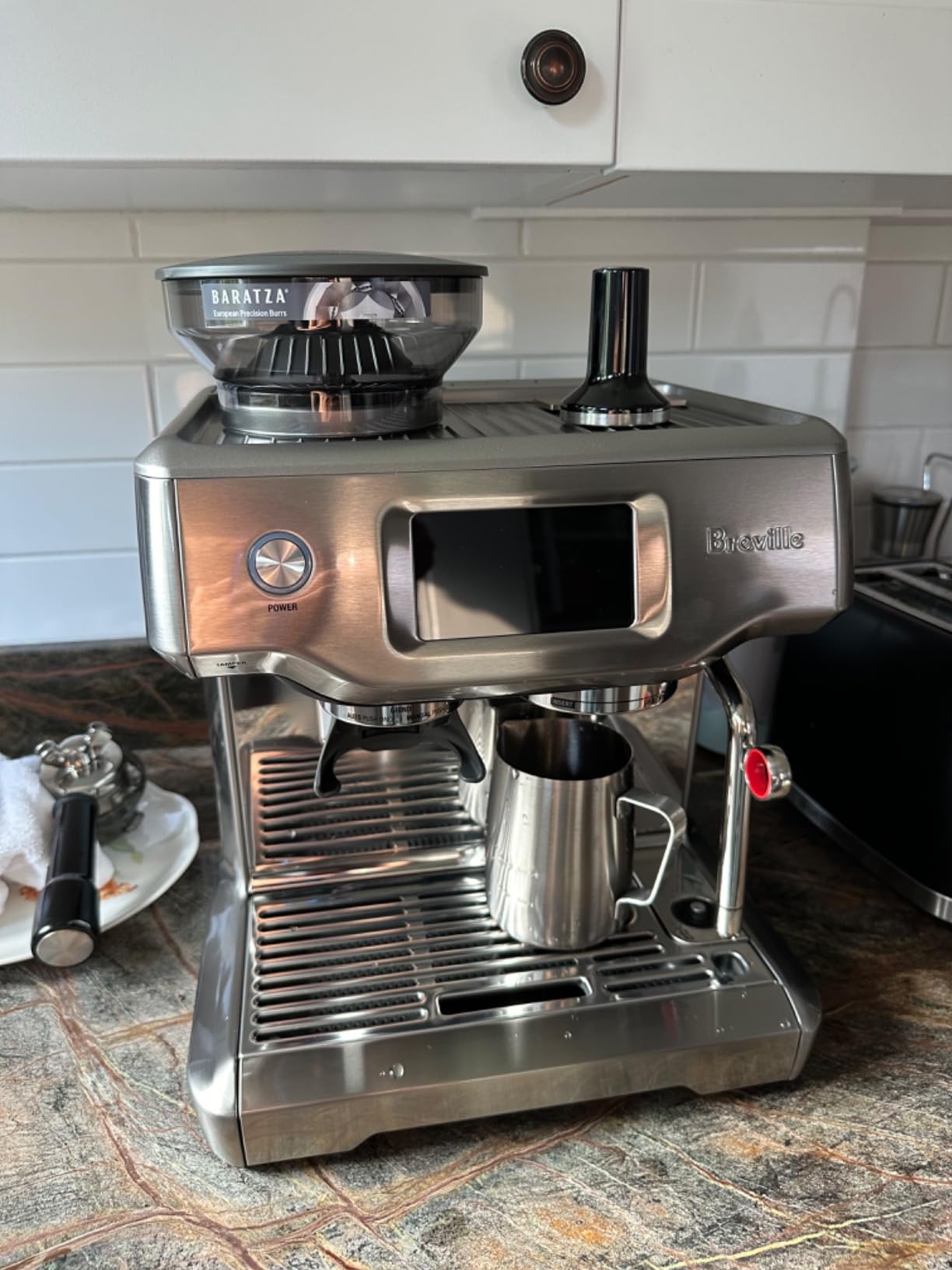 Breville BES880BSS Barista Touch Espresso Machine, Brushed Stainless Steel customer photo 2