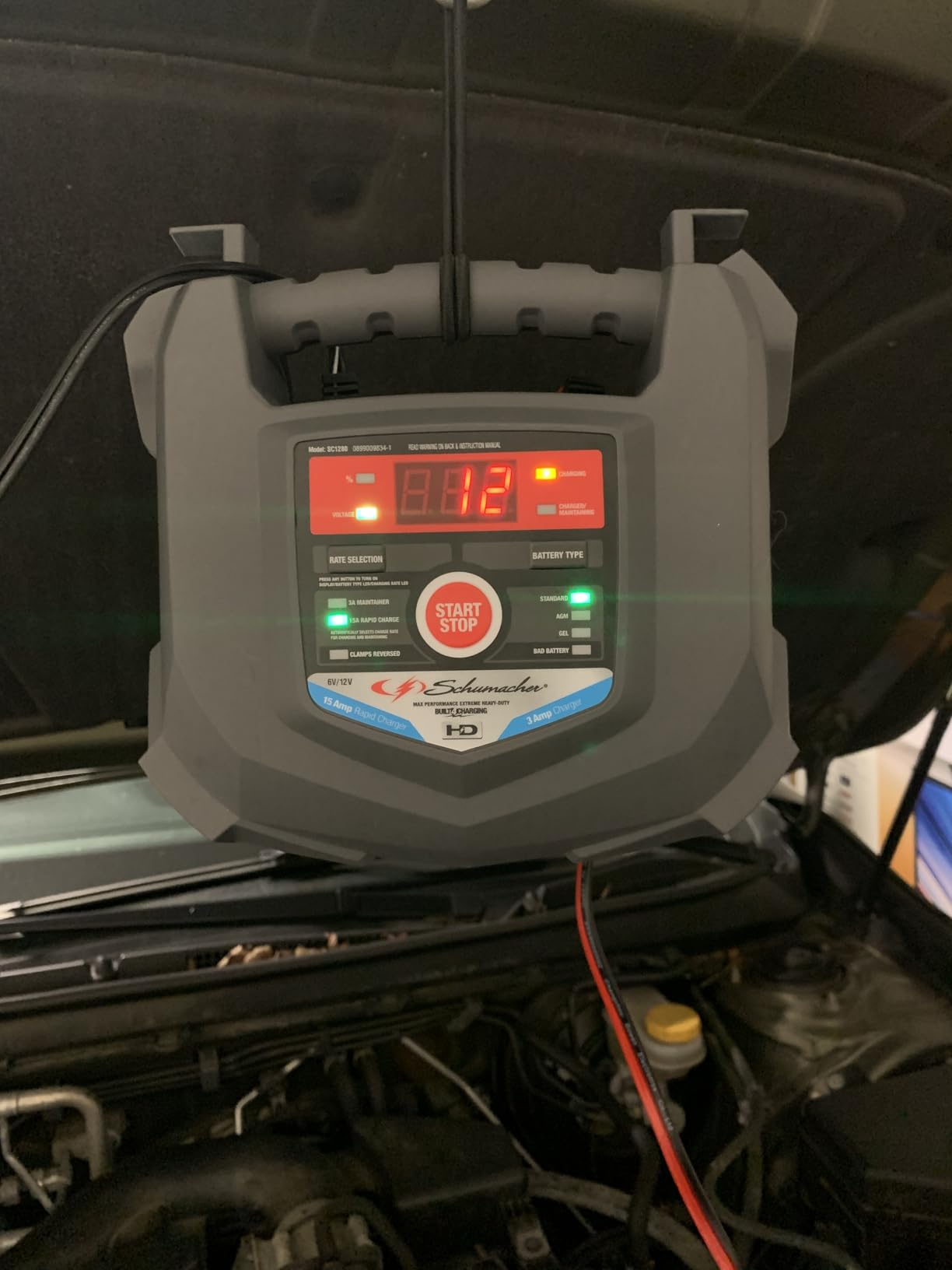 Schumacher Electric Car Battery Charger 12V/6V - Trickle Charger, Maintainer for Automobile & Marine Batteries (AGM/Gel/Deep Cycle) - SC1280 | 3A Trickle Charge, Restores Batteries, Fully Automatic & Microprocessor Controlled customer photo 1