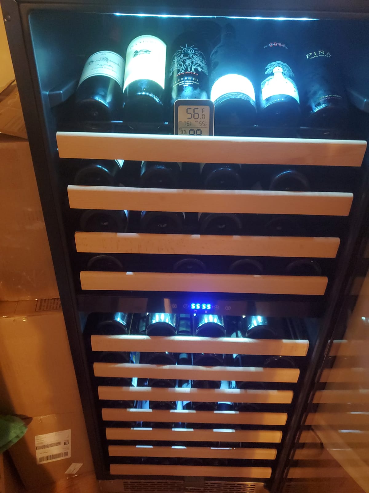 Whynter Built-in Wine Refrigerator, 100 Bottle, Large Capacity, BWR-1002SD | Digital Temperature Control and UV Protected Glass Door customer photo 1