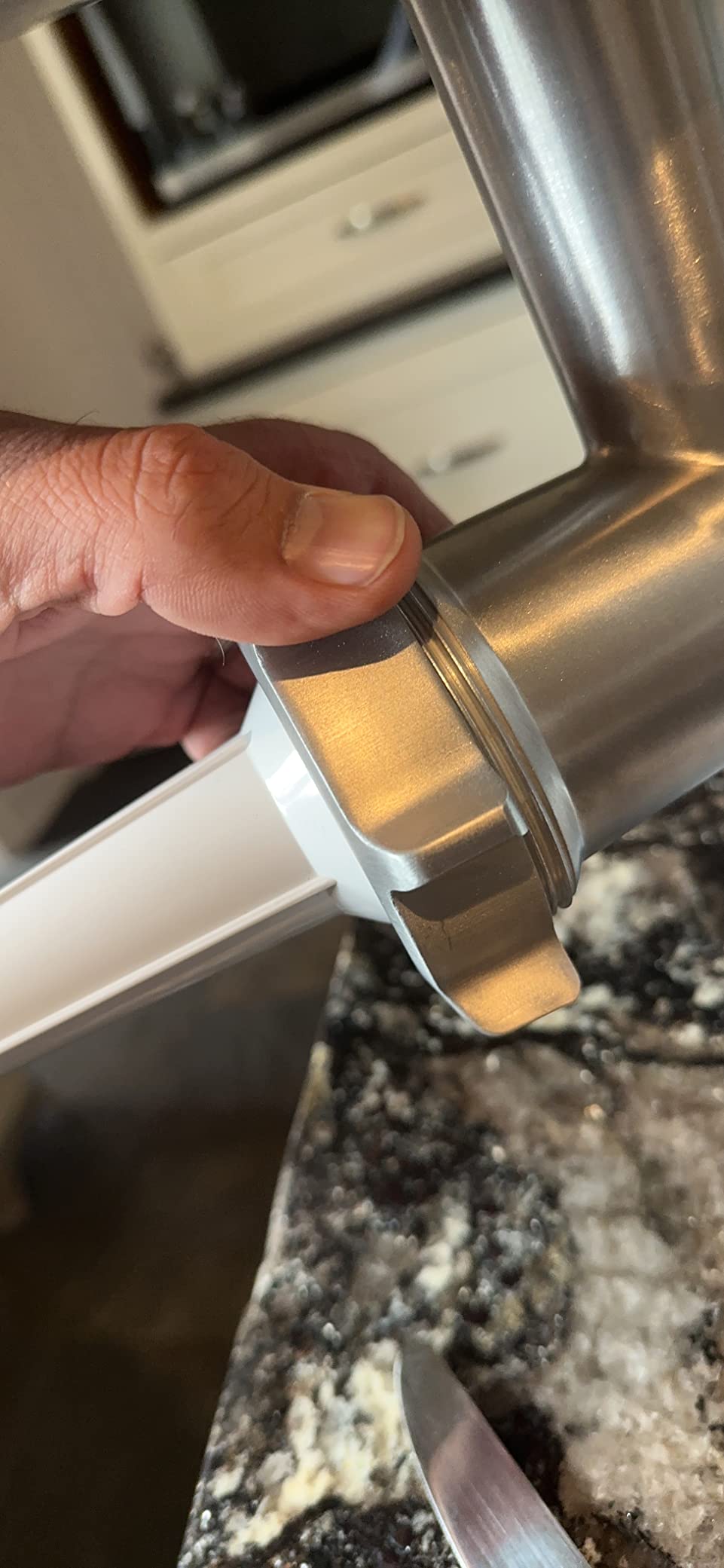 Weston #12 Electric Meat Grinder & Sausage Stuffer | 750 Watt, 1 HP Motor | Grinds 4 lbs Per Minute | Includes Stainless Steel Grinding Plates | Die-Cast Aluminum | 33-1301-W customer photo 2