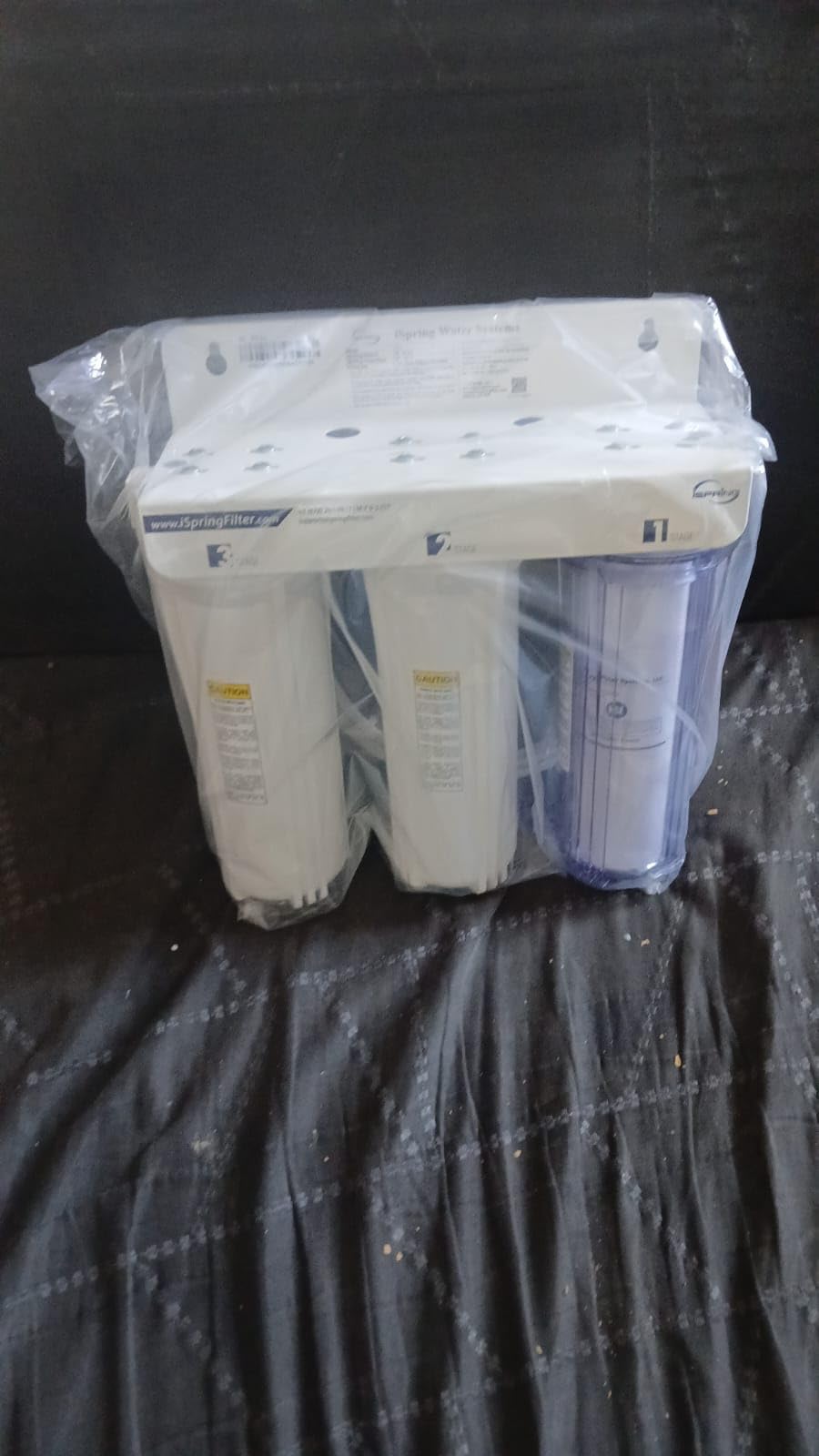 iSpring US31 3-Stage Under Sink Water Filter System with Faucet, 1 Year | 10000 Gal, NSF/ANSI Certified Filters, Reduces Chlorine, Sediment, and Harmful Chemicals, SGS-Tested, 5-10 Years Housings customer photo 1