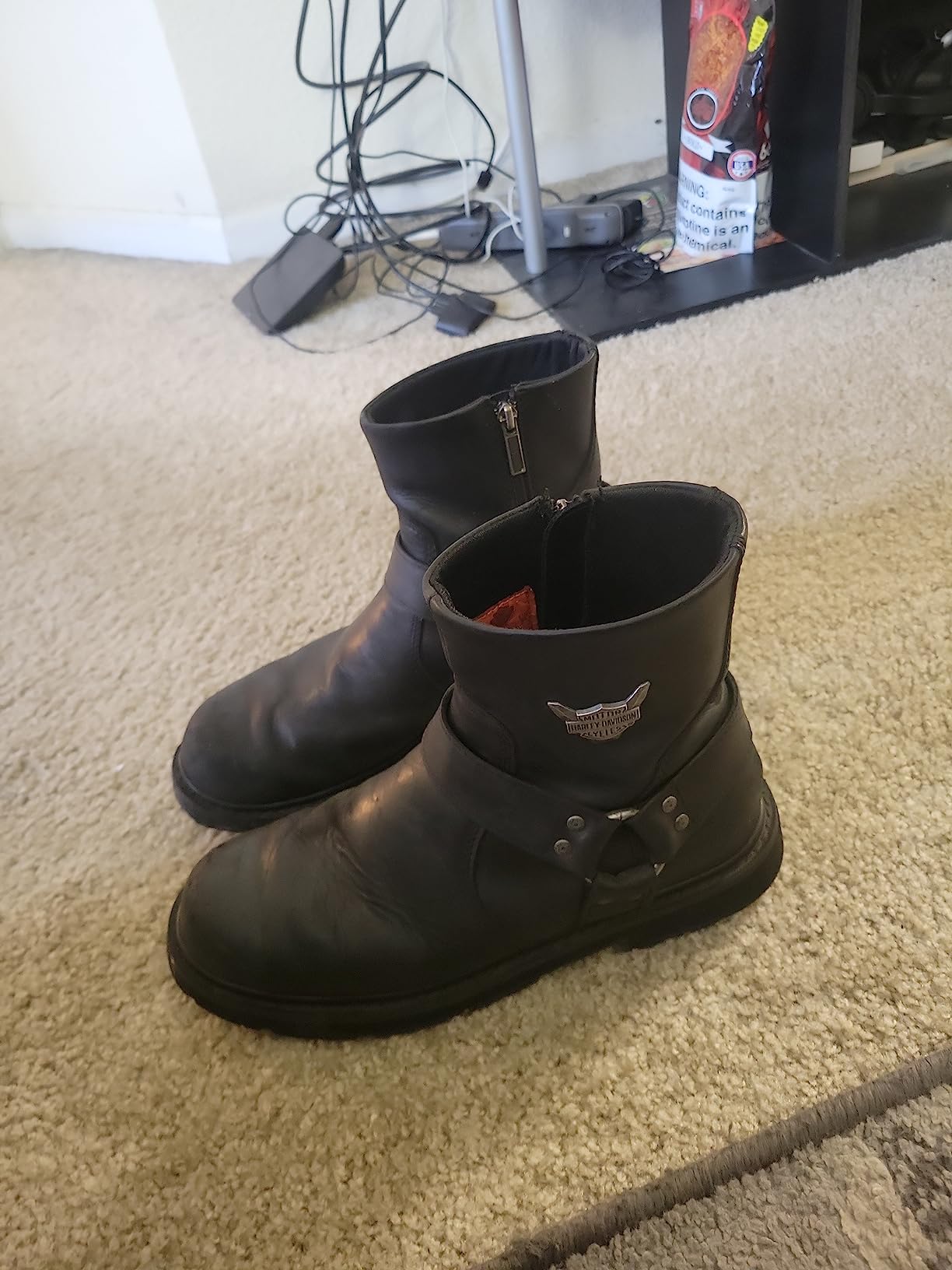 Harley-Davidson FOOTWEAR Mens Rambert Harness Leather Riding Casual Boots customer photo 1