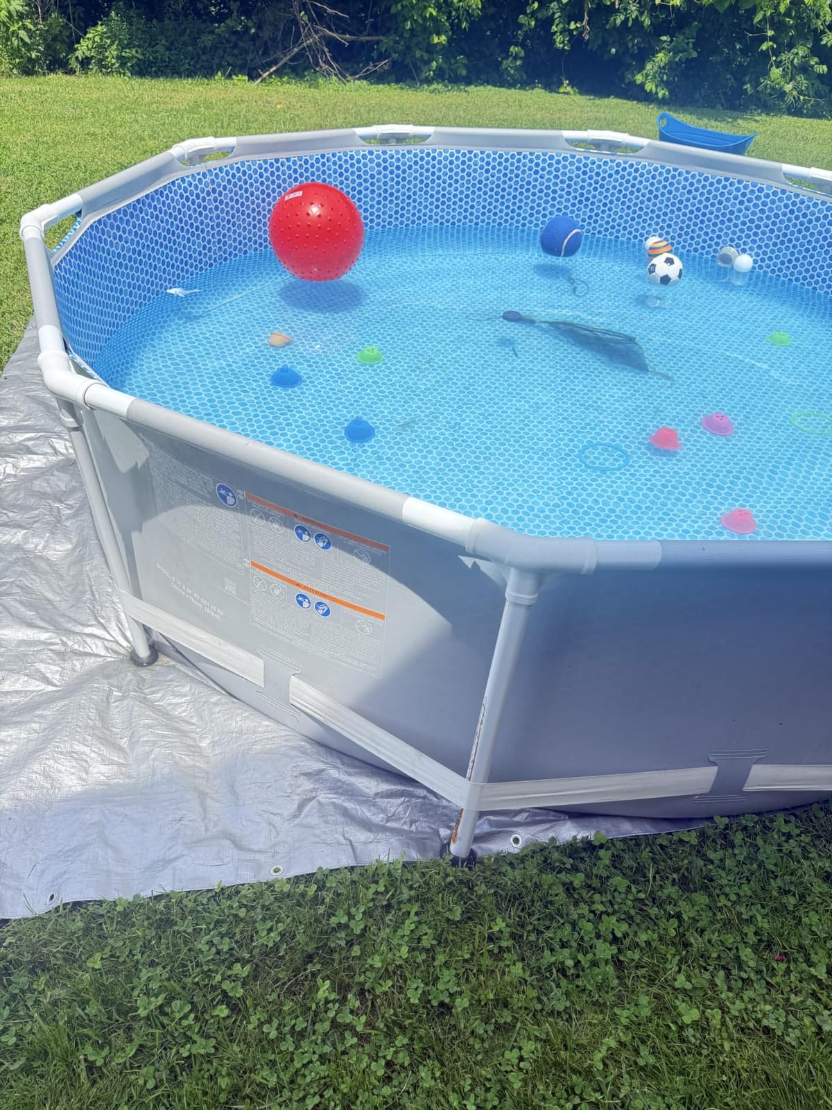 INTEX Prism Frame 10ft x 30in Round Above Ground Swimming Pool Set w/Pump | 26701EH - 330 GPH Cartridge Filter Pump Included - Reinforced Steel Frame customer photo 1