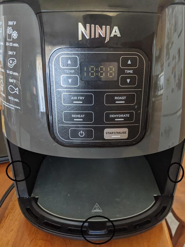 Ninja Air Fryer, 4 Qt Capacity, 4-in-1 Crisp, Roast, Reheat, Dehydrate, AF101 customer photo 2