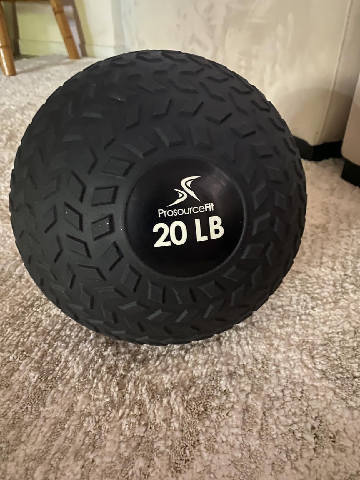 ProsourceFit Slam Medicine Balls 5, 10, 15, 20, 25, 30, 50lbs Smooth and Tread Textured Grip Dead Weight Balls for Strength and Conditioning Exercises, Cardio and Core Workouts customer photo 1