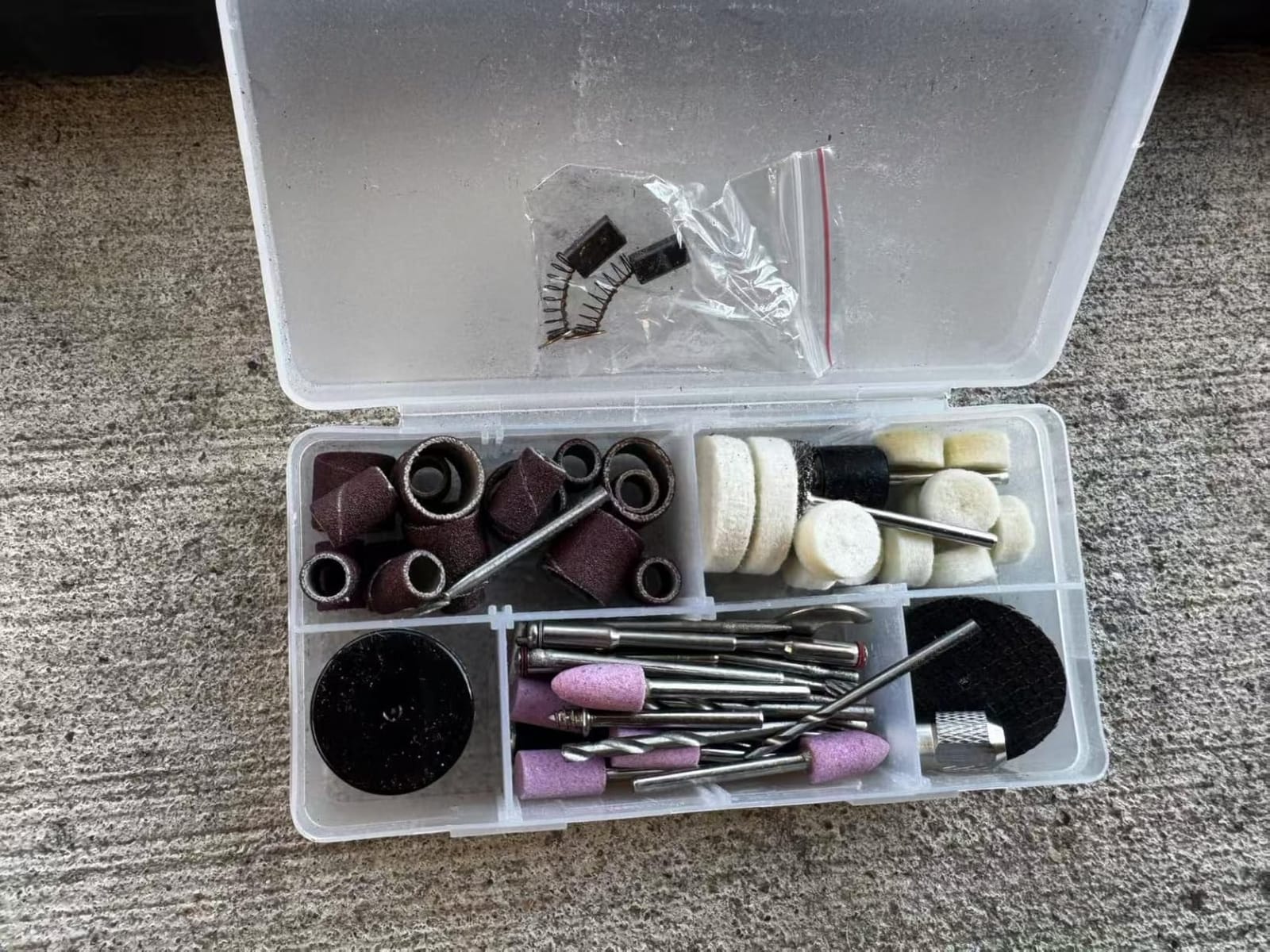 GOXAWEE Mini Rotary Tool Kit with Keyless Chuck & Flex Shaft - 140Pcs, Variable Speed Electric Grinder Set for Handmade Crafting Projects and DIY Creations customer photo 1