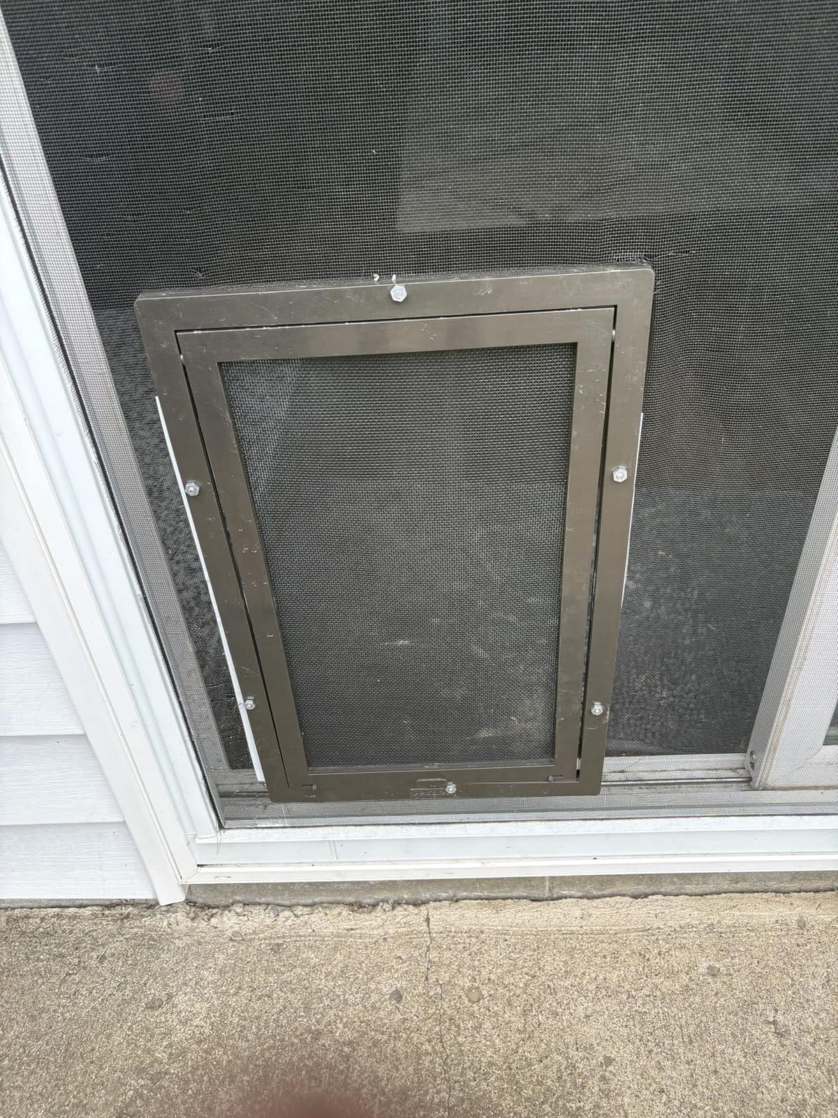 PetSafe Screen Door for Dogs & Cats, Up to 100 lb, Large - For Screen Doors or Porch Screens, Puncture-Resistant Mesh customer photo 1