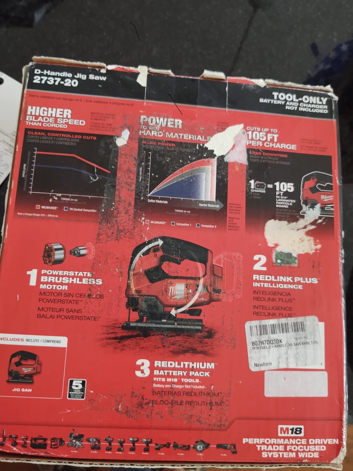 Milwaukee M18 FUEL D-HANDLE JIG SAW BARE TOOL customer photo 1