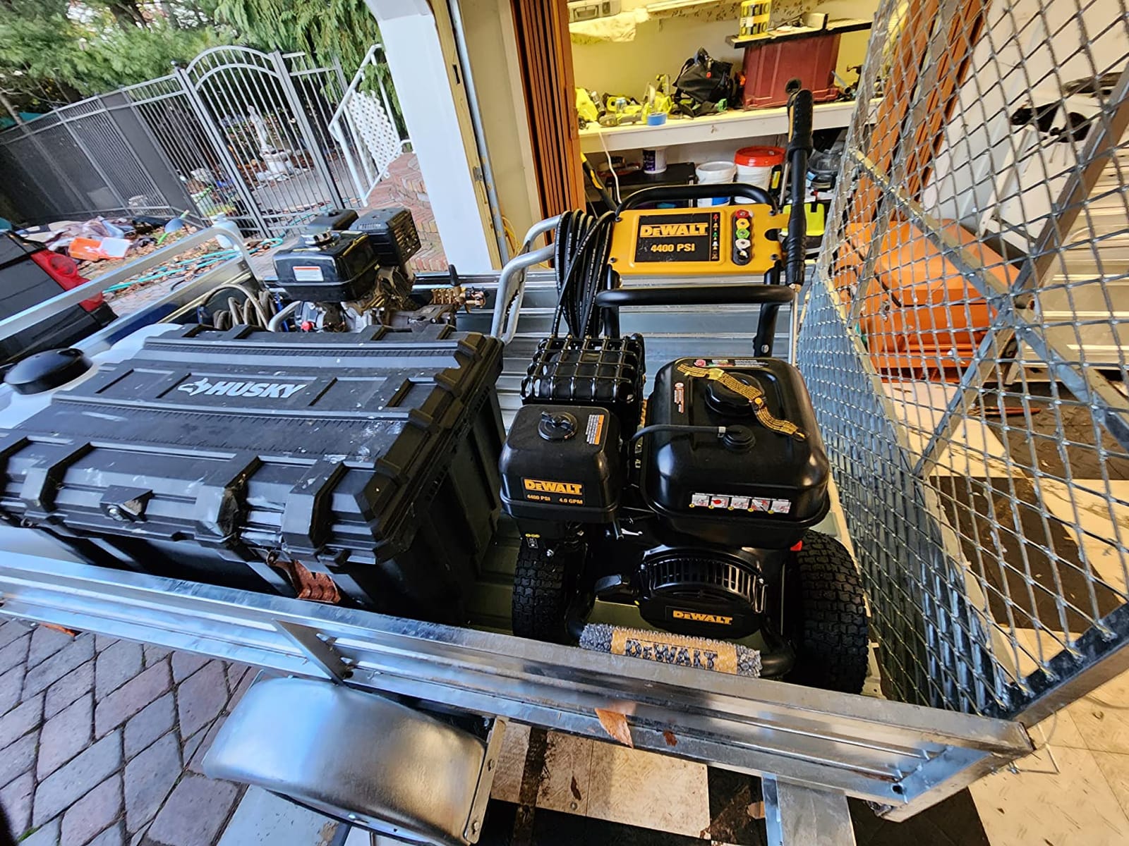 DK2 4.5 x 7.5 Galv Trailer (Drive-Up Gate Included), Load Capacity 1639 lb, Deck Length 7.5 ft, Deck Width 4.5 ft, Model# MMT5X7G-DUG customer photo 1