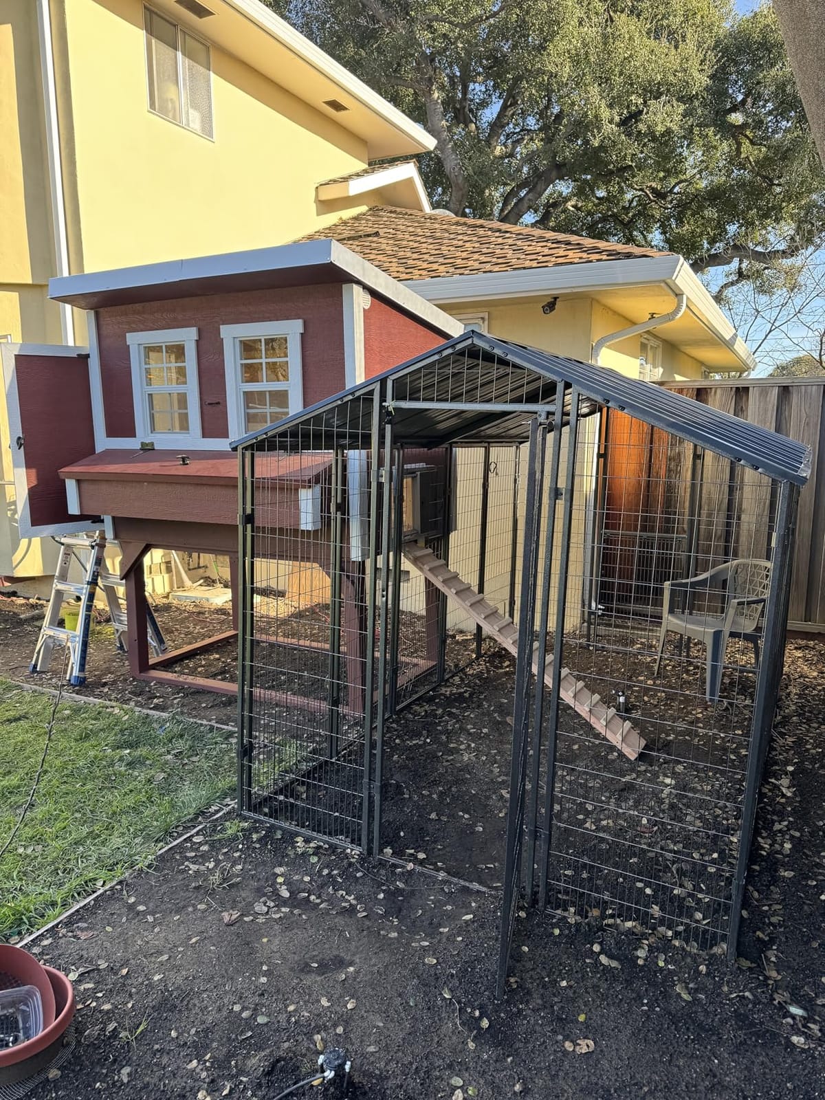 OverEZ Classic Large Chicken Coop for Up to 15 Chickens - Nesting Box - Large Bird, Poultry and Hen House Made from Wood, Made in USA customer photo 1