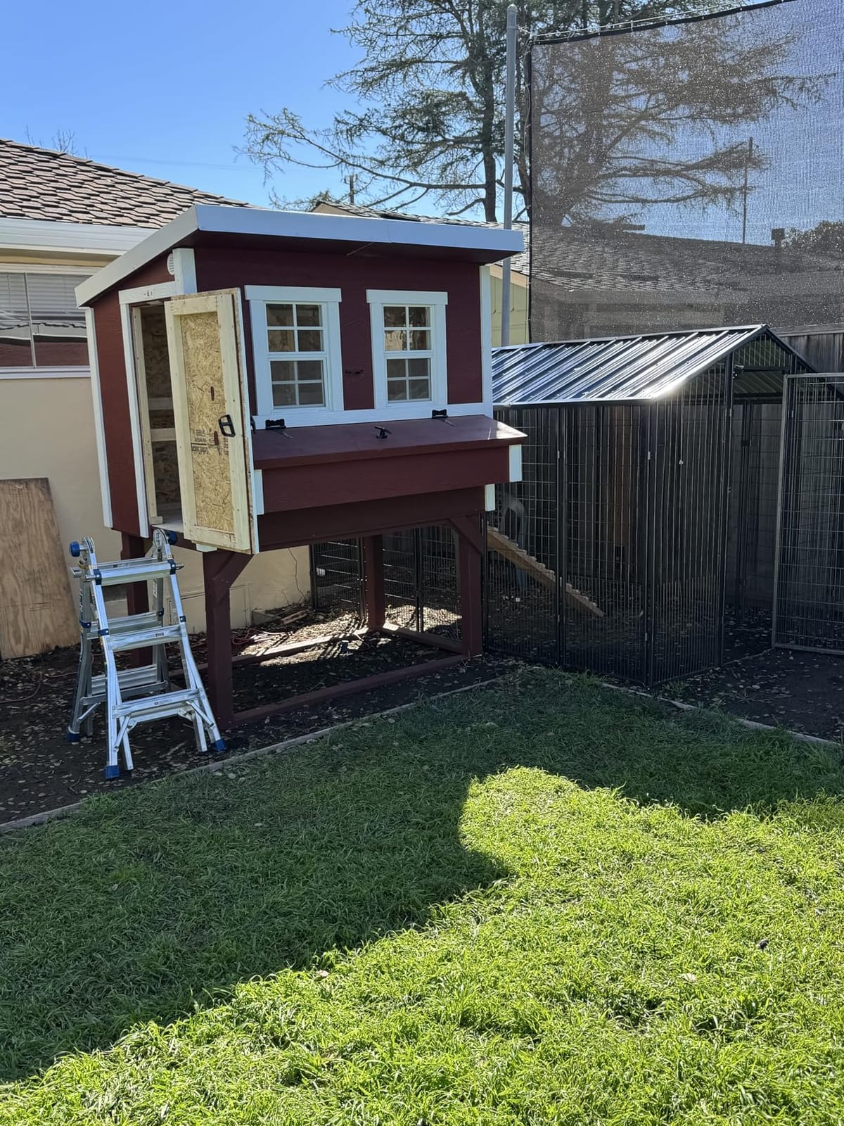 OverEZ Classic Large Chicken Coop for Up to 15 Chickens - Nesting Box - Large Bird, Poultry and Hen House Made from Wood, Made in USA customer photo 2