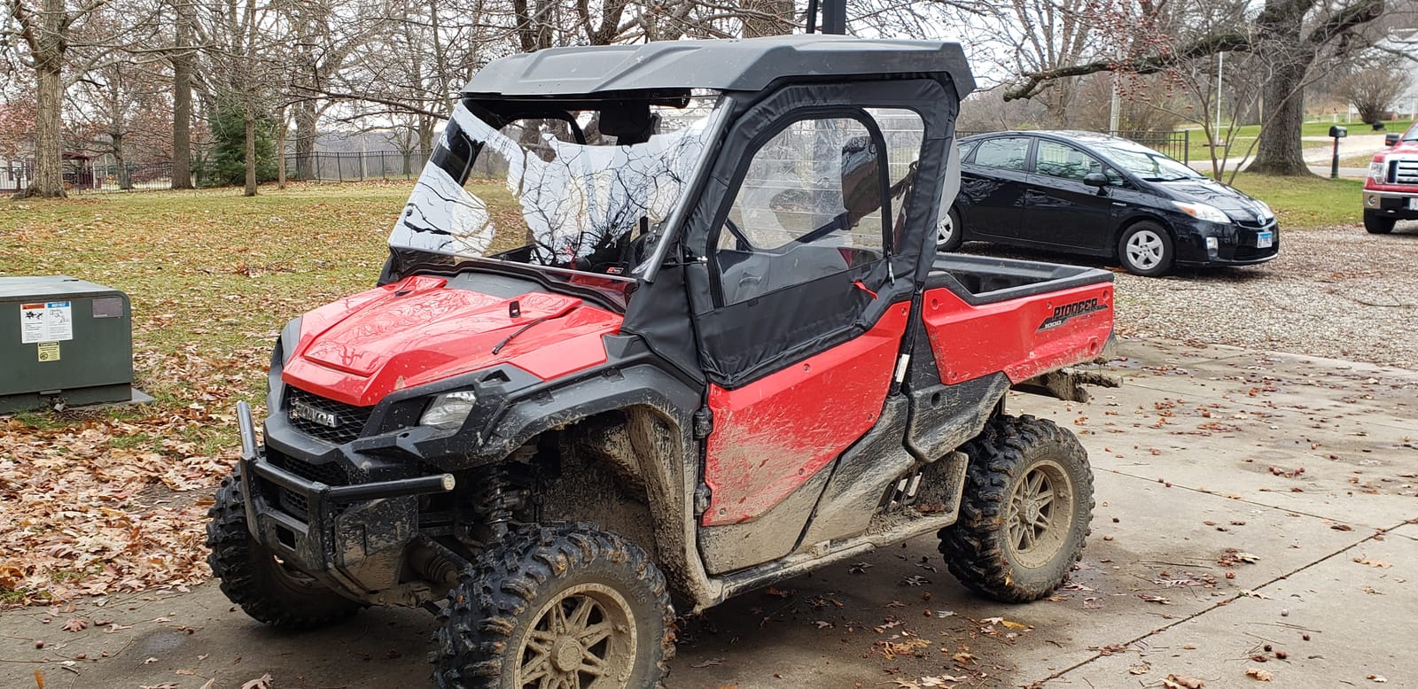 Seizmik UTV Framed Upper Door Kit Compatible with Honda Pioneer 1000 2016-2023 UTV Models | Cab Enclosure customer photo 1