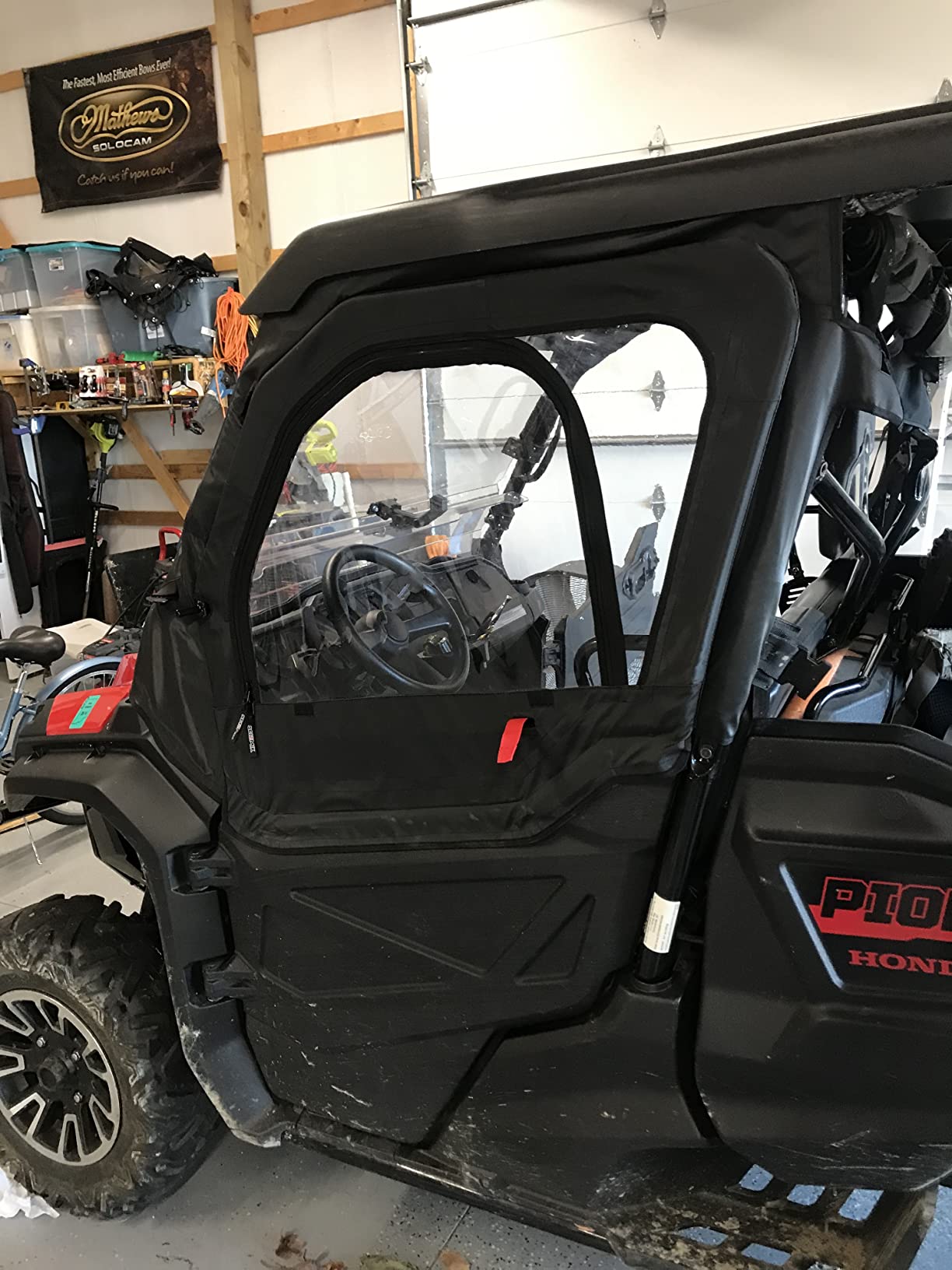Seizmik UTV Framed Upper Door Kit Compatible with Honda Pioneer 1000 2016-2023 UTV Models | Cab Enclosure customer photo 2