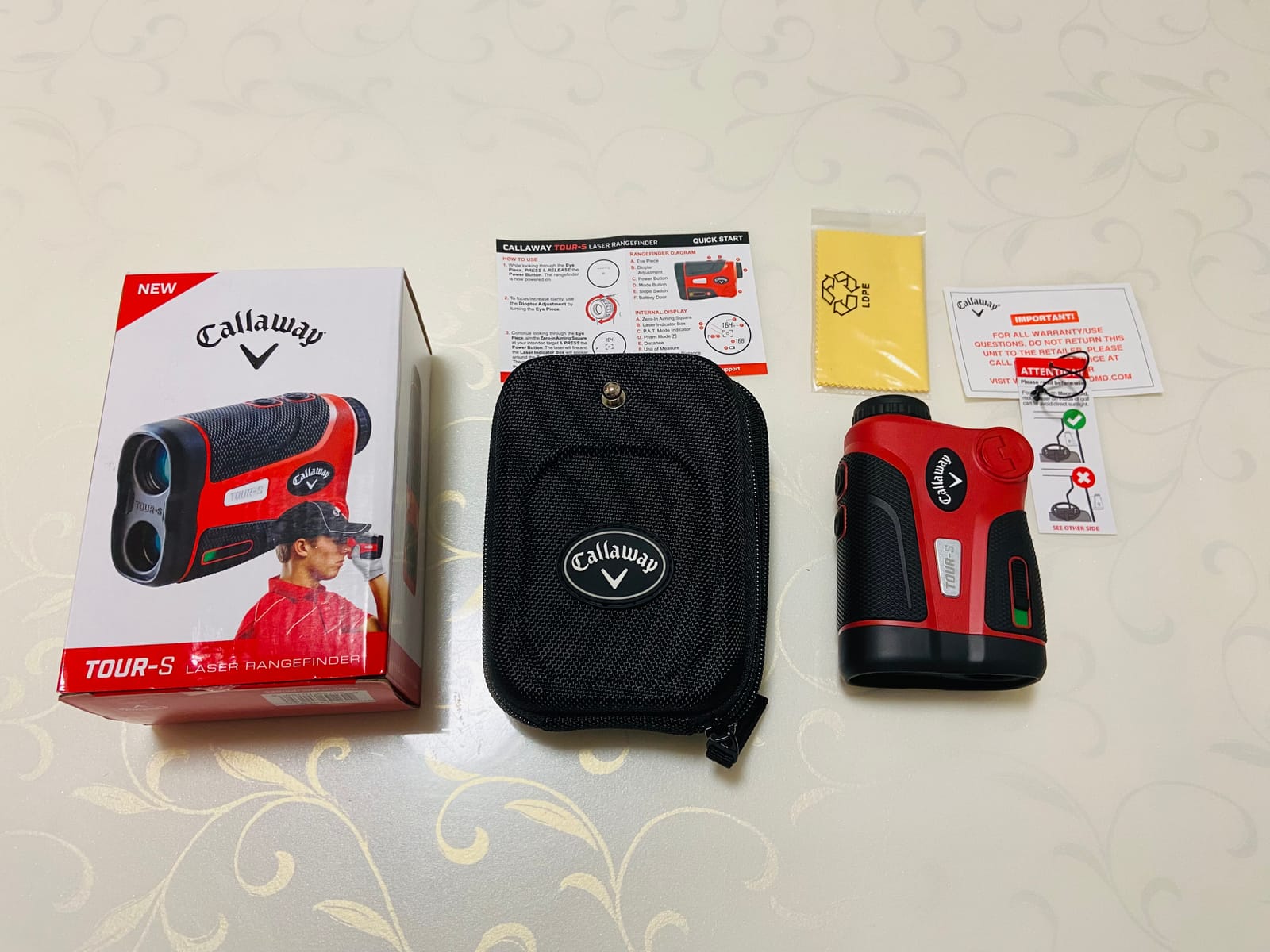 Callaway 400s Laser Golf Rangefinder With Slope Mode, 7X Magnification, 1200 Yards Range customer photo 1