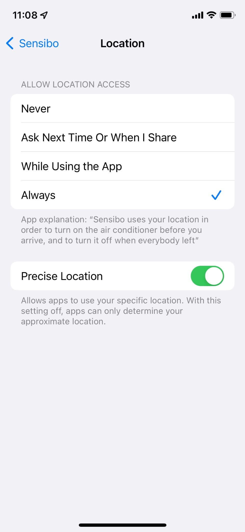 Sensibo Sky, Smart Wireless Air Conditioner Controller. Quick & Easy DIY Installation. Maintains Comfort with Energy Efficient. Automatic Wifi Thermostat Control App. Google, Alexa and Siri Compatible customer photo 1