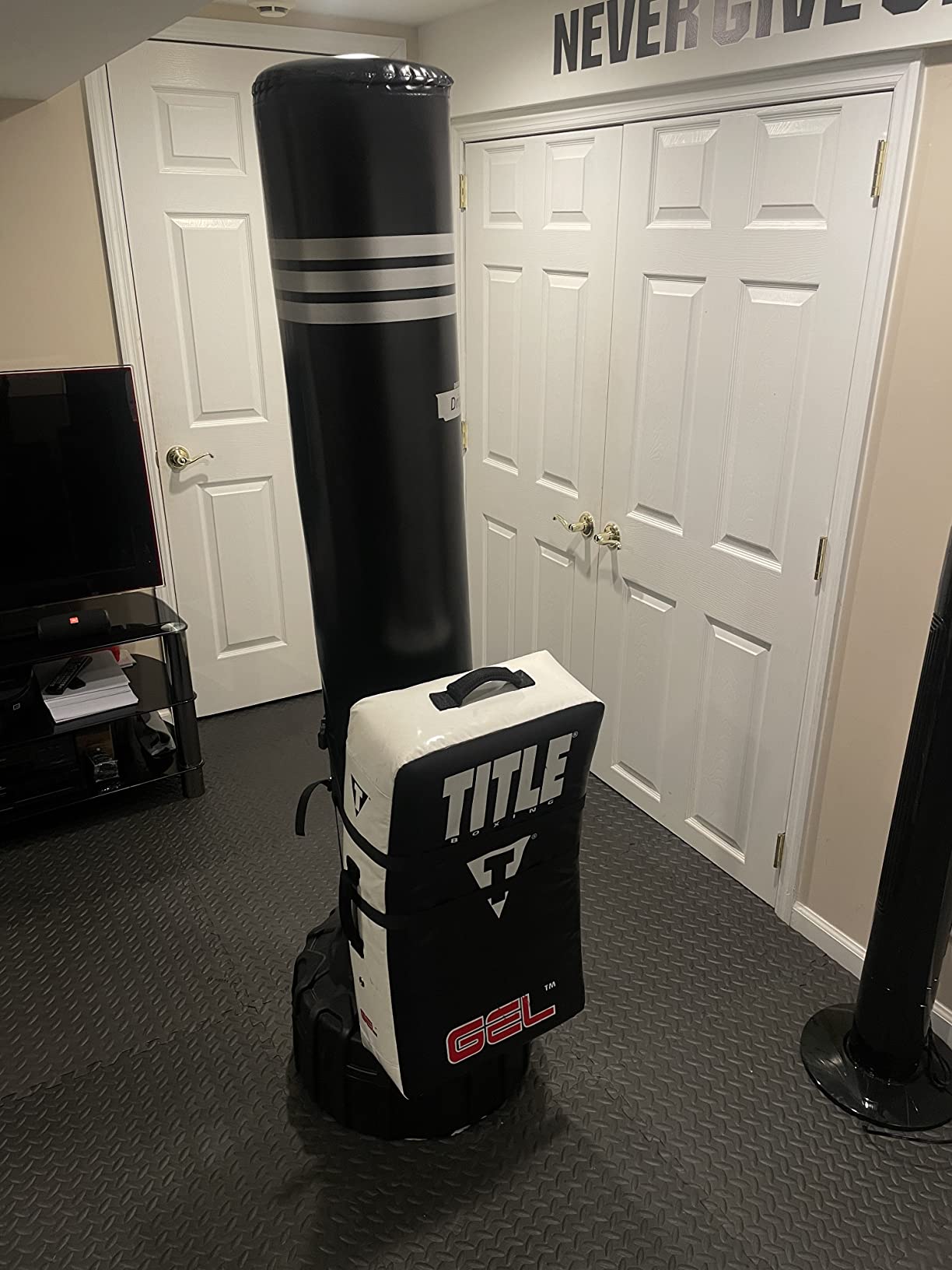 Dripex Free Standing Punching Bag for Adults, 69'' Heavy Boxing Bag with Stand, Boxing Equipment for Fight Camp Home Gym customer photo 1